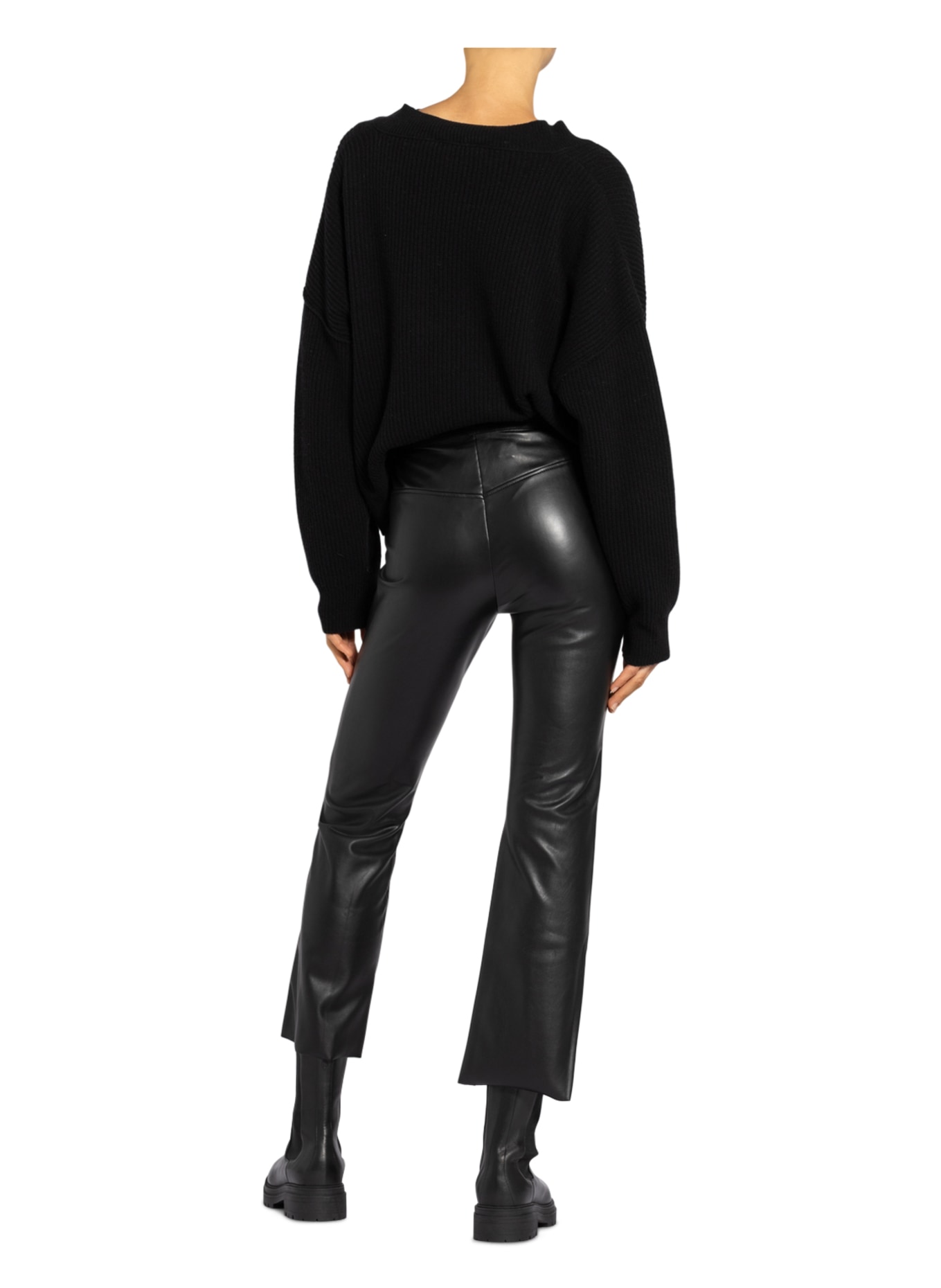 Wolford Leggings JENNA in leather look, Color: BLACK (Image 3)