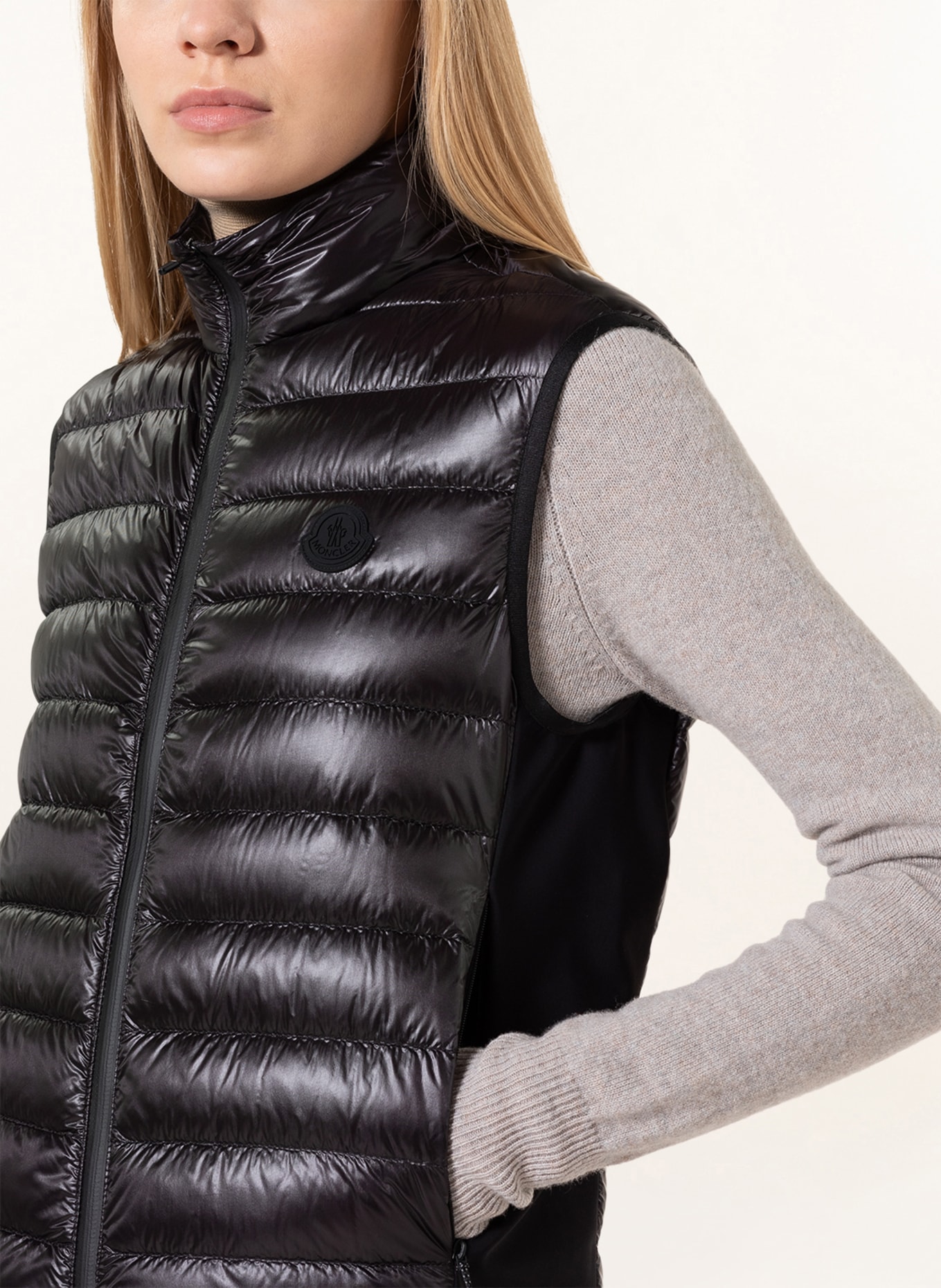 MONCLER Lightweight down vest SPICULES, Color: BLACK (Image 4)