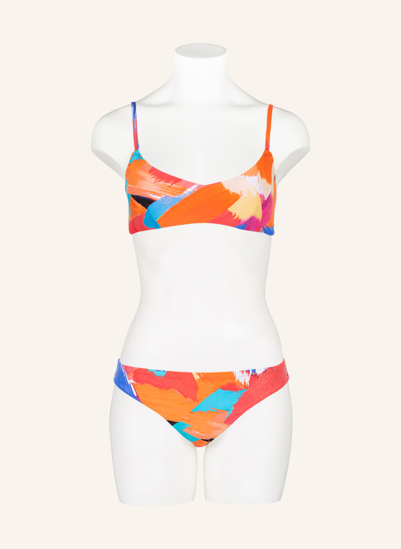 SEAFOLLY Bikini bottoms ARTHOUSE, Color: RED/ ORANGE/ BLUE (Image 2)