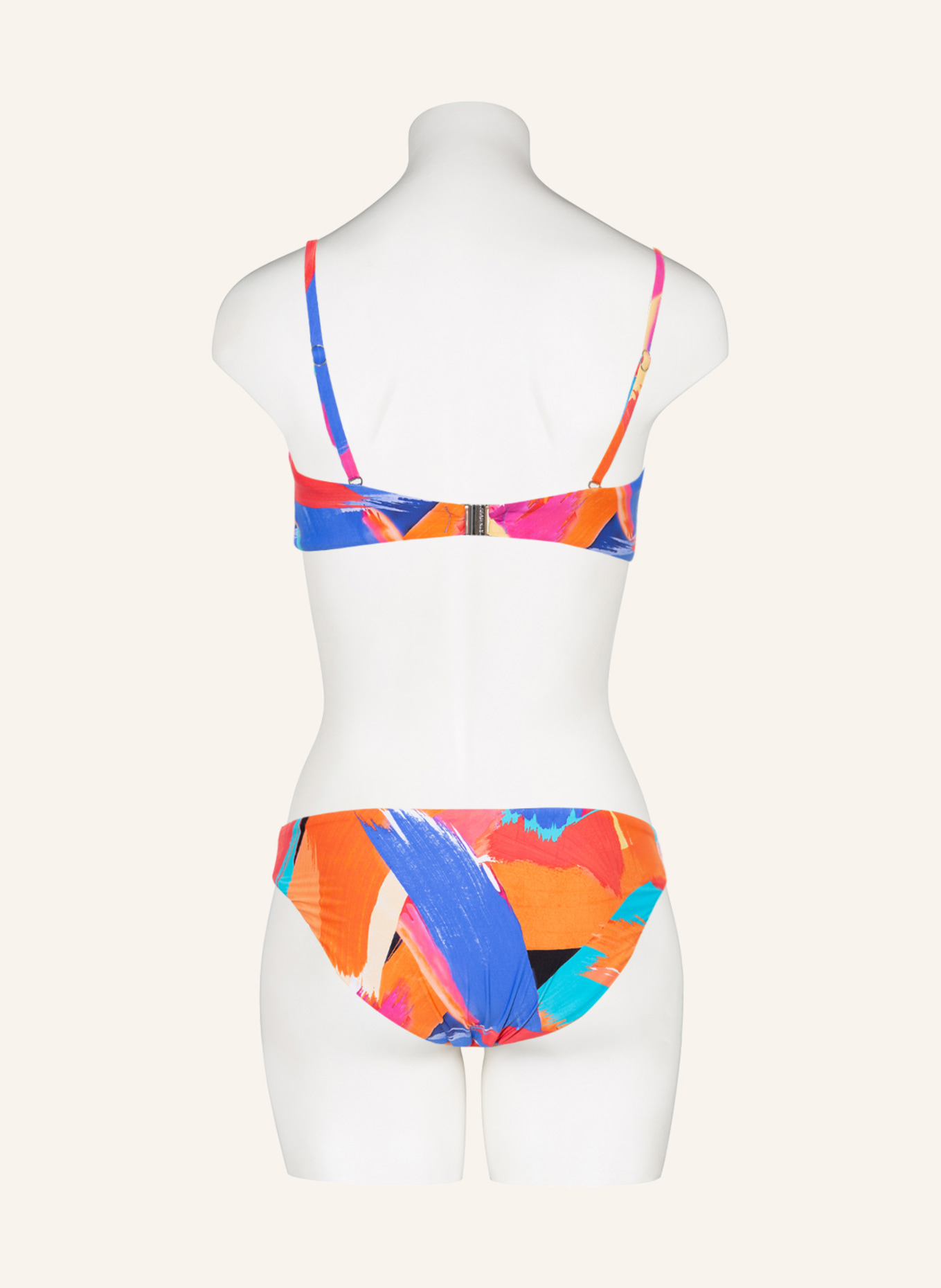 SEAFOLLY Bikini bottoms ARTHOUSE, Color: RED/ ORANGE/ BLUE (Image 3)