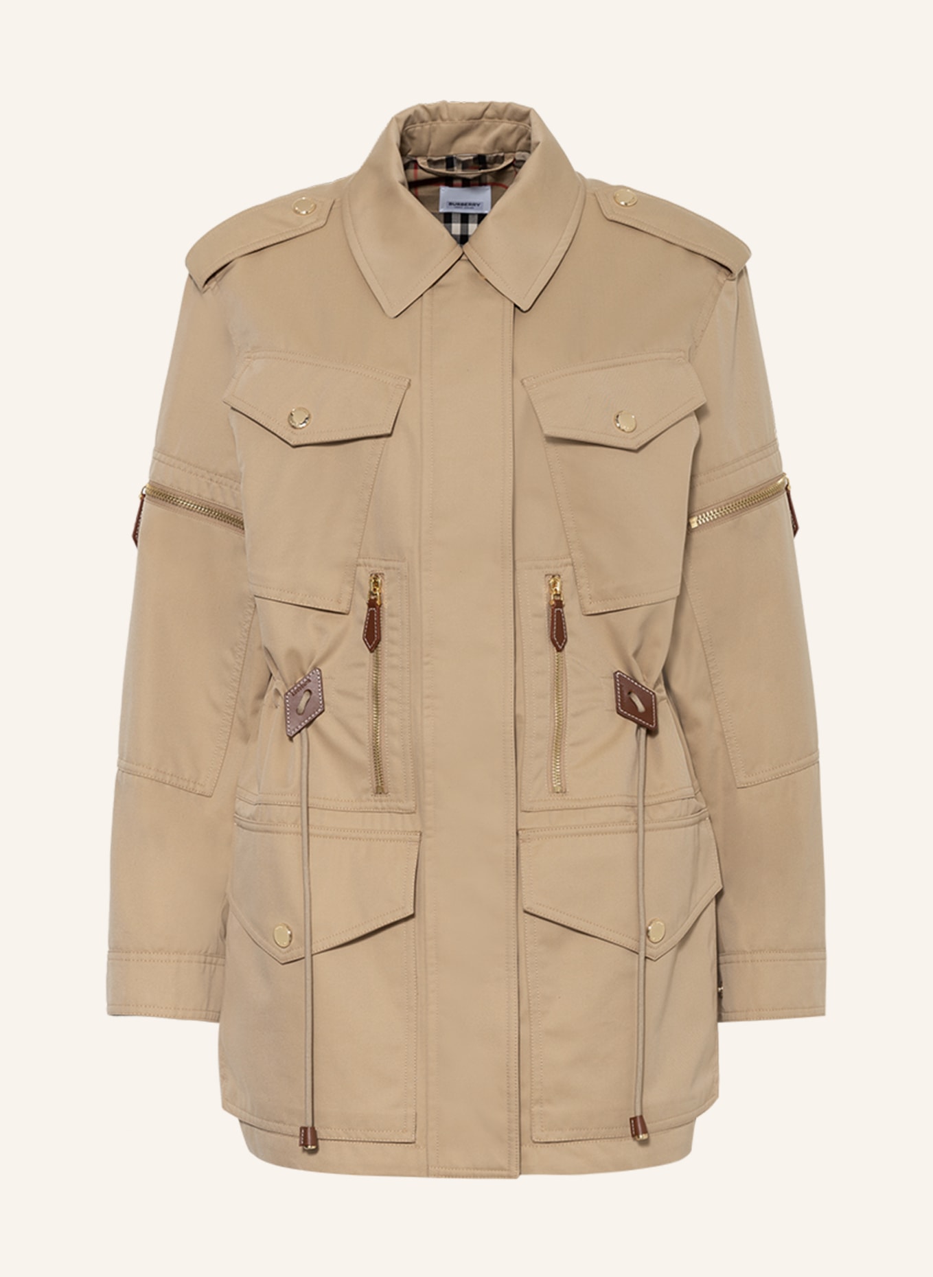 BURBERRY Field jacket MIDDLEHAM , Color: CAMEL (Image 1)