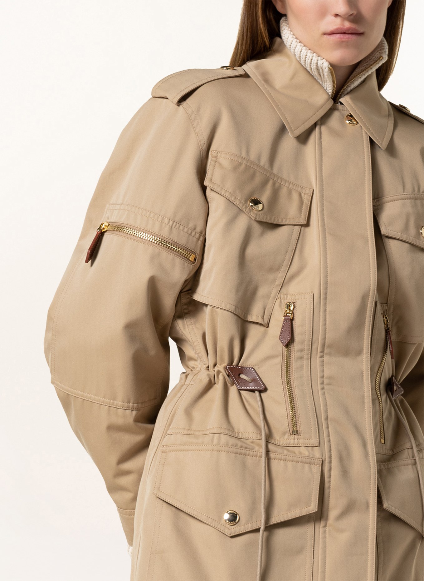 BURBERRY Field jacket MIDDLEHAM , Color: CAMEL (Image 4)