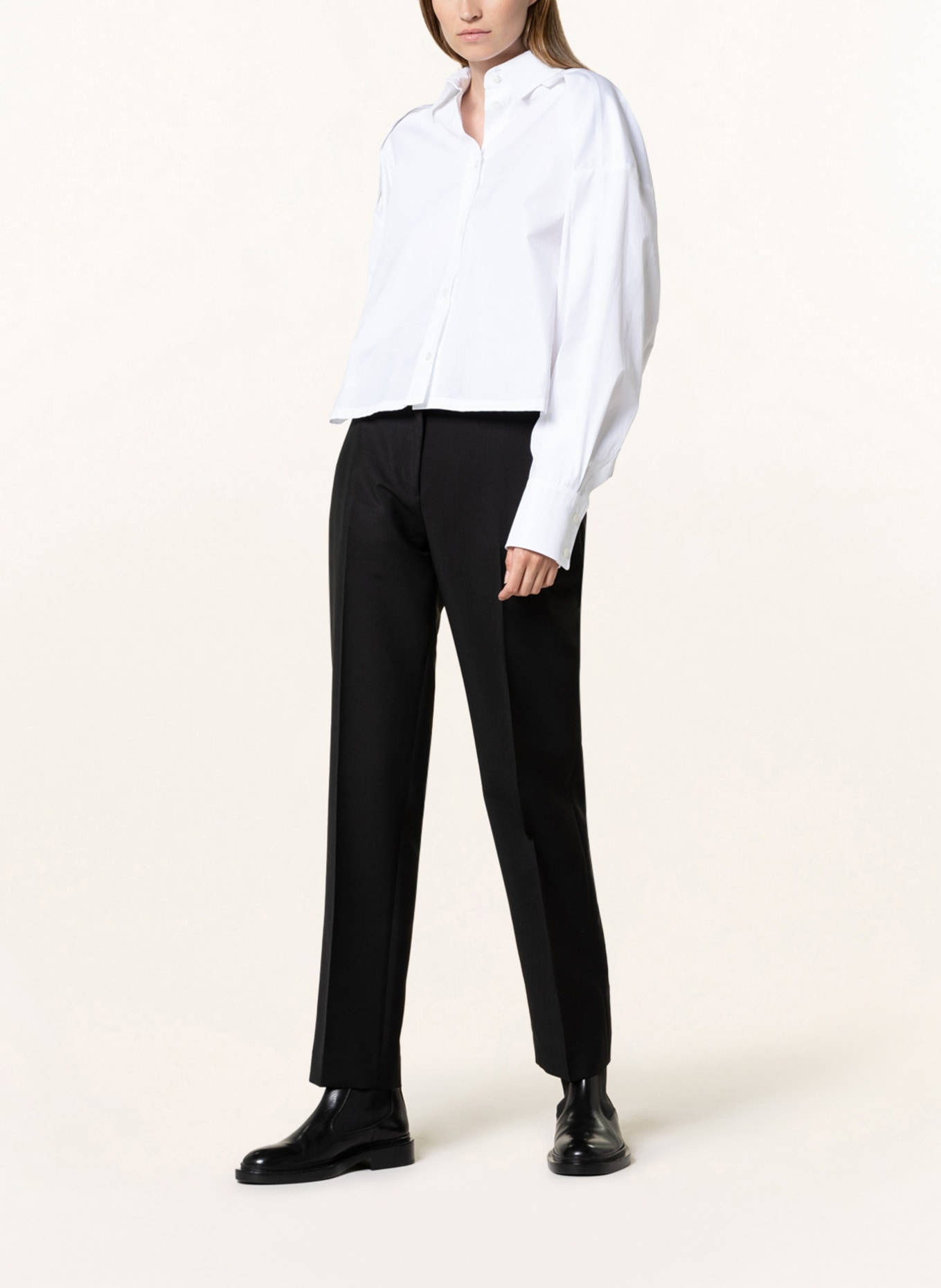 BURBERRY Pants AIMIE with mohair , Color: BLACK (Image 2)