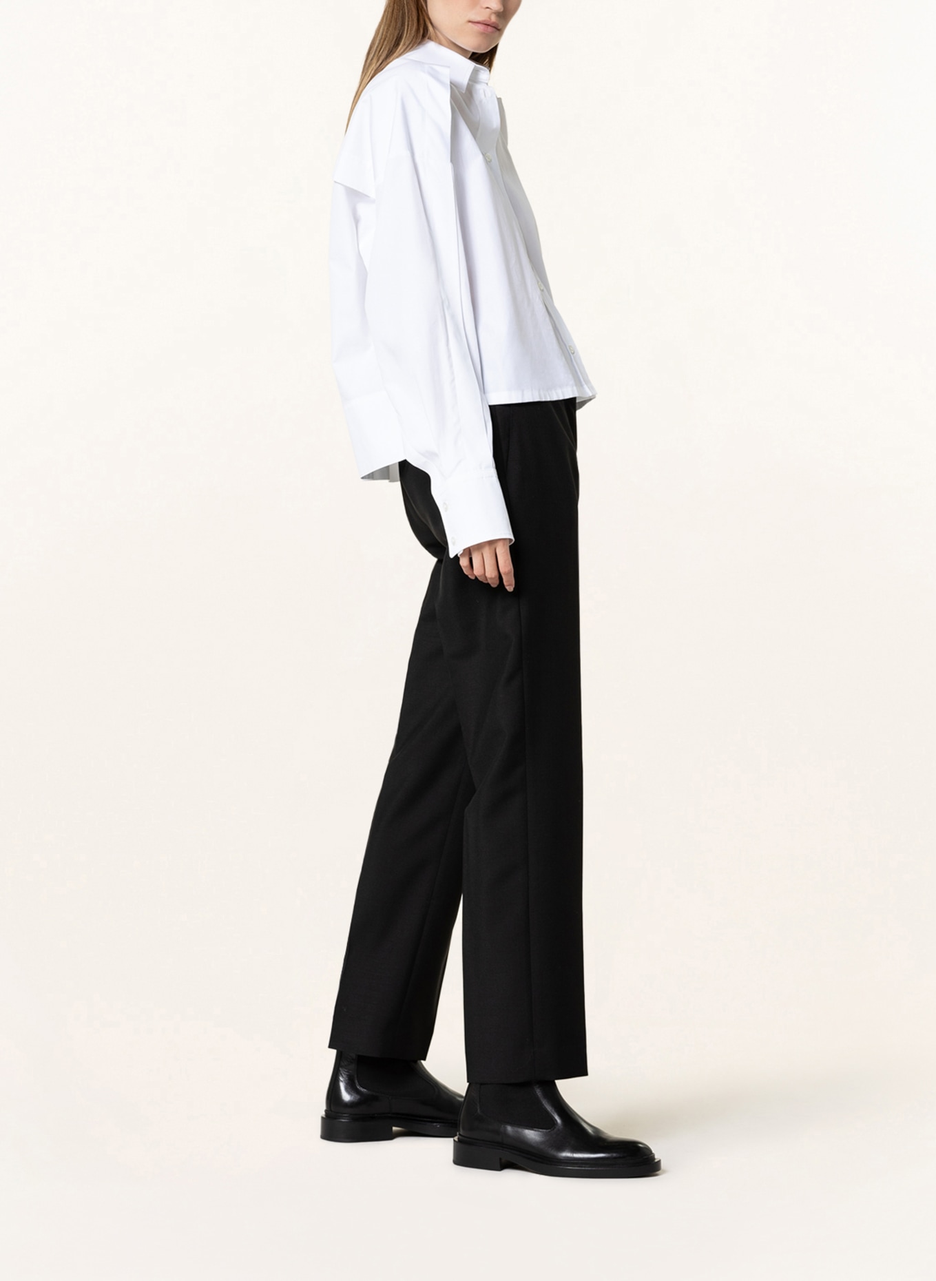 BURBERRY Pants AIMIE with mohair , Color: BLACK (Image 4)