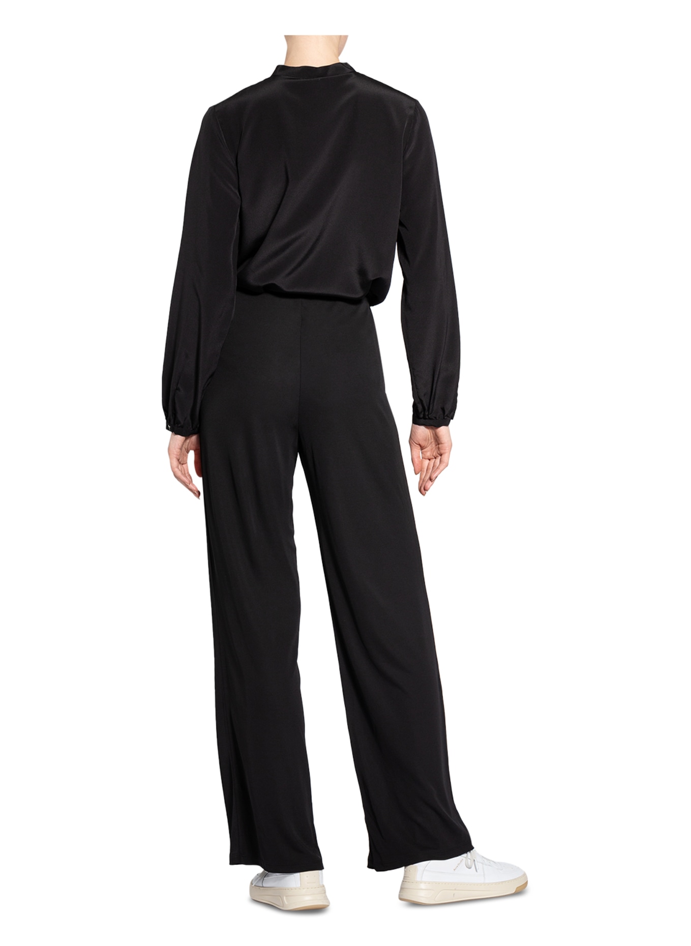 LAUREN RALPH LAUREN Jersey pants , Color: BLACK/ SILVER (Image 3)