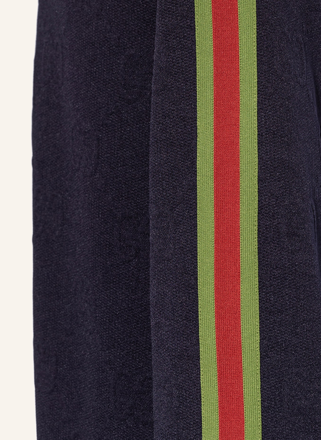 GUCCI Žakárové šaty, Barva: TMAVĚ MODRÁ/ OLIVOVÁ/ ČERVENÁ (Obrázek 3)