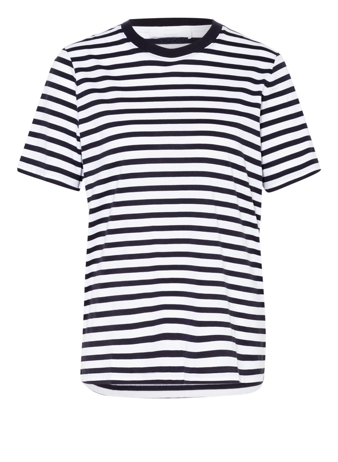 BOSS T-Shirt ECOSA, Farbe: WEISS/ DUNKELBLAU (Bild 1)