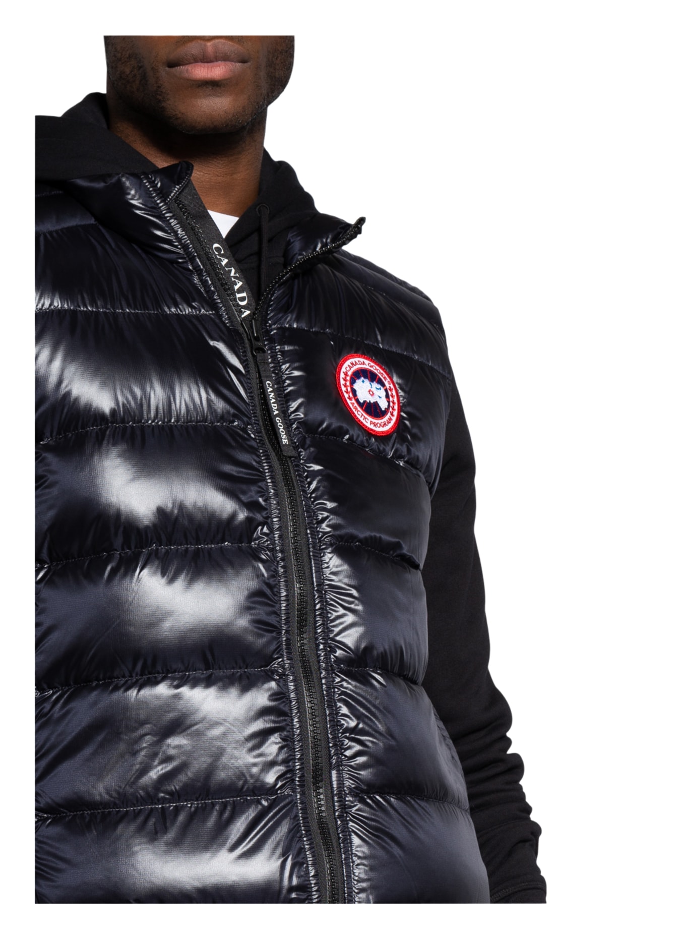 CANADA GOOSE Down vest CROFTON, Color: BLACK (Image 4)
