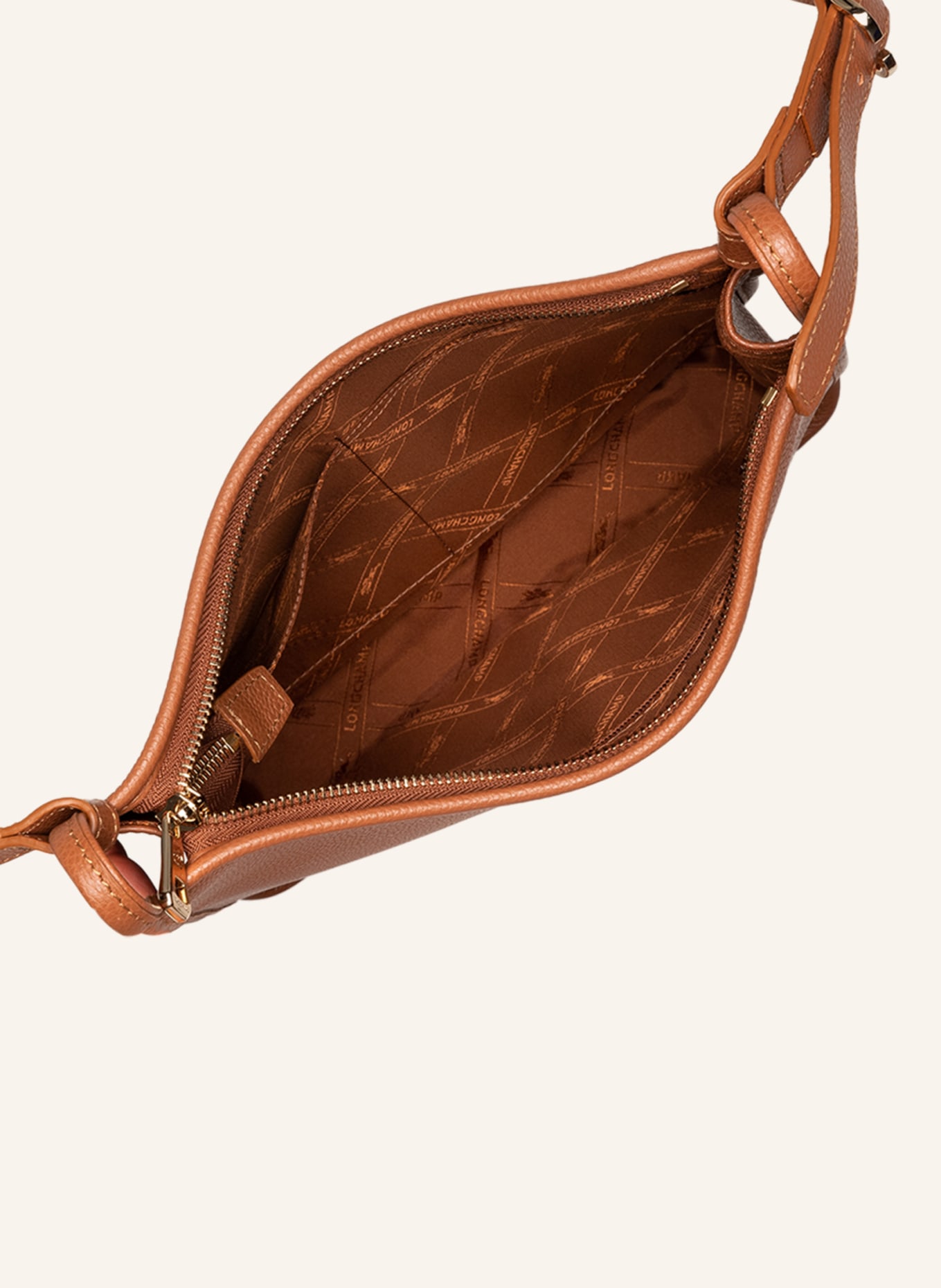 LONGCHAMP Umhängetasche LE FOULONNÉ: BRAUN