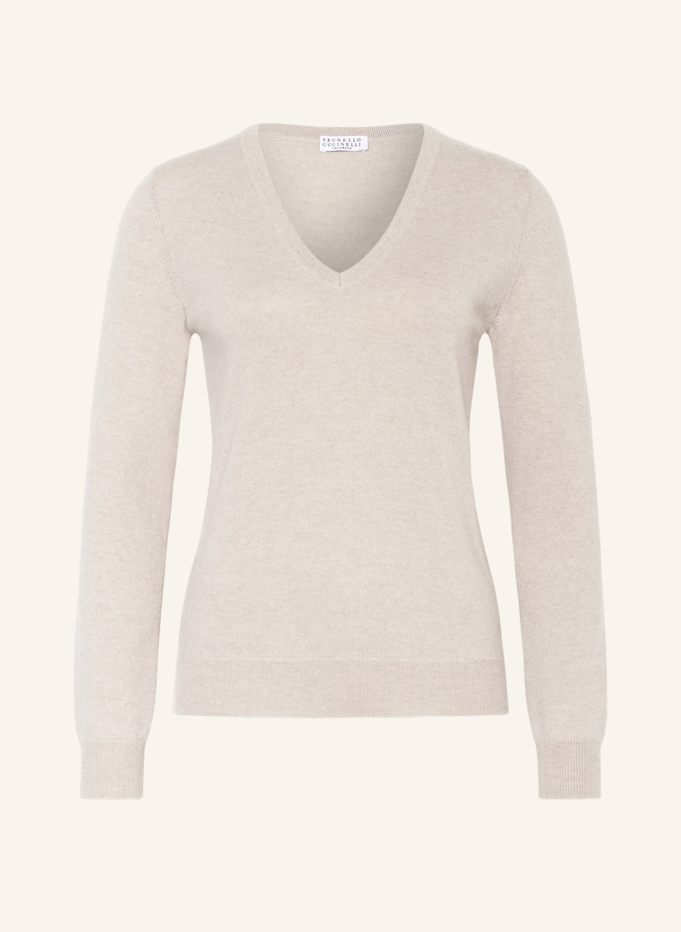 BRUNELLO CUCINELLI Cashmere-Pullover , Farbe: BEIGE (Bild 1)