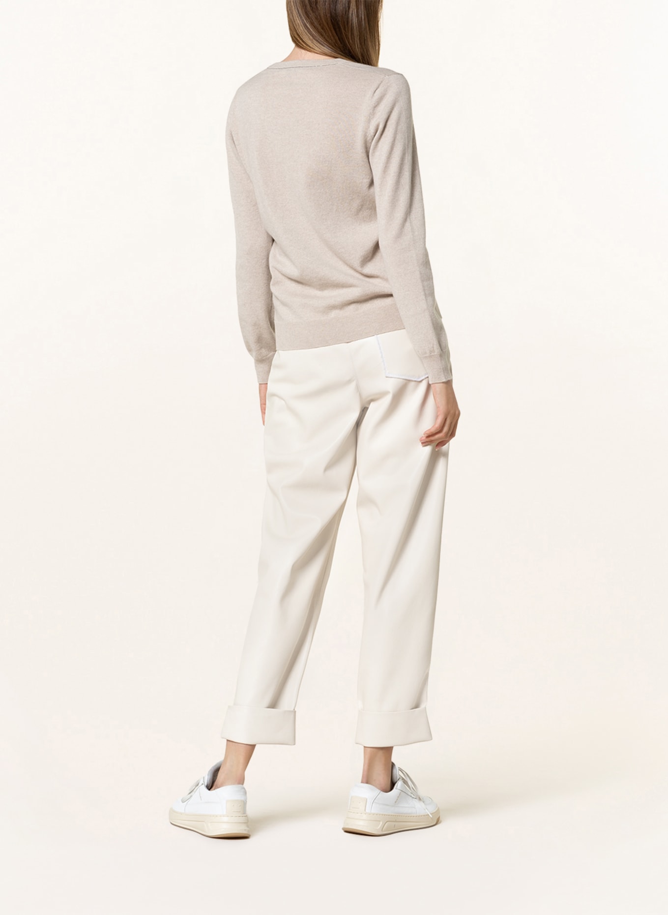 BRUNELLO CUCINELLI Cashmere-Pullover , Farbe: BEIGE (Bild 3)