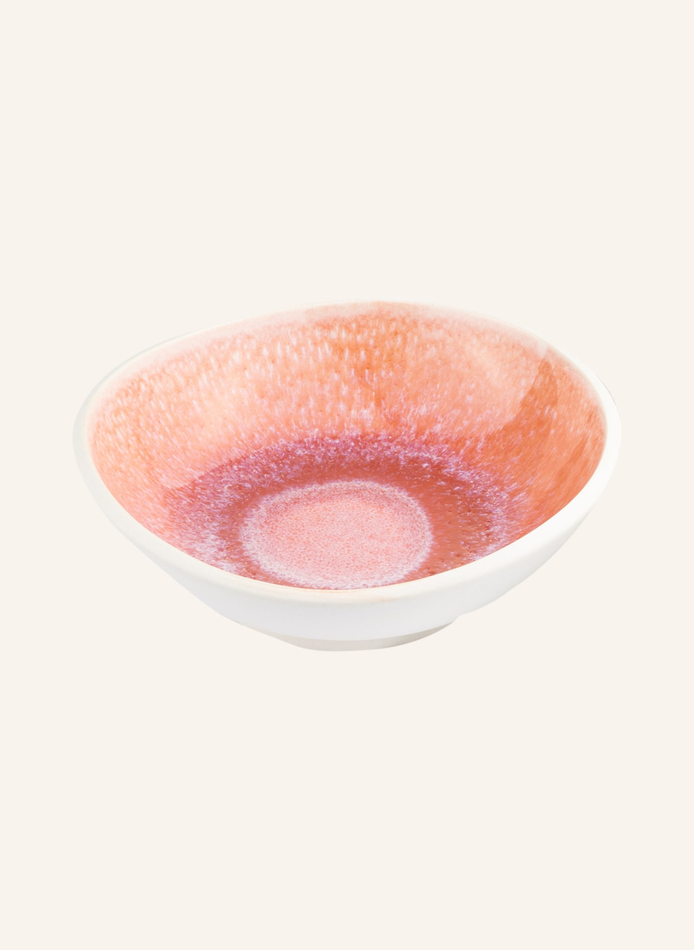 Rosenthal Set of 6 bowls JUNTO ROSE QUARTZ, Color: LIGHT ORANGE/ CREAM (Image 3)