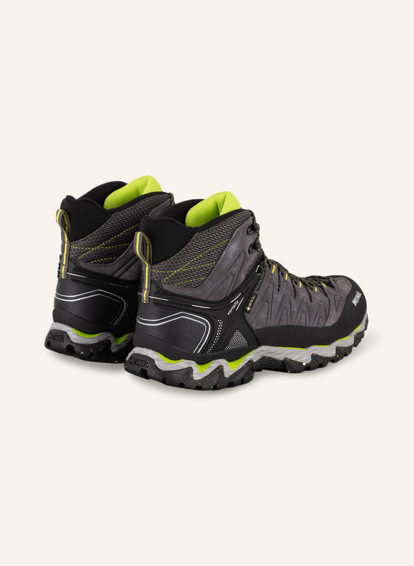 MEINDL Outdoor shoes LITE HIKE GTX, Color: GRAY/ BLACK/ NEON GREEN (Image 2)