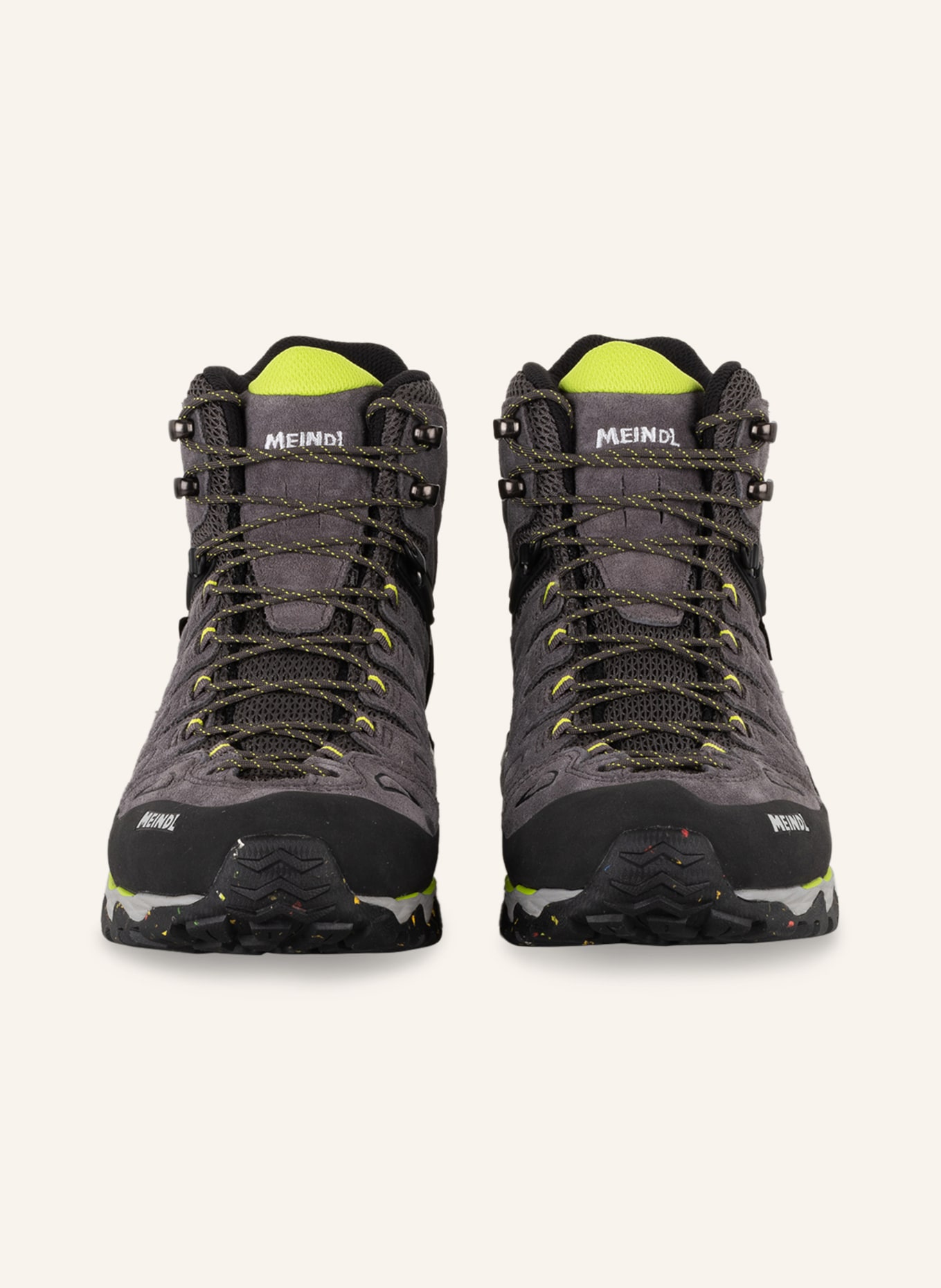 MEINDL Outdoor shoes LITE HIKE GTX, Color: GRAY/ BLACK/ NEON GREEN (Image 3)