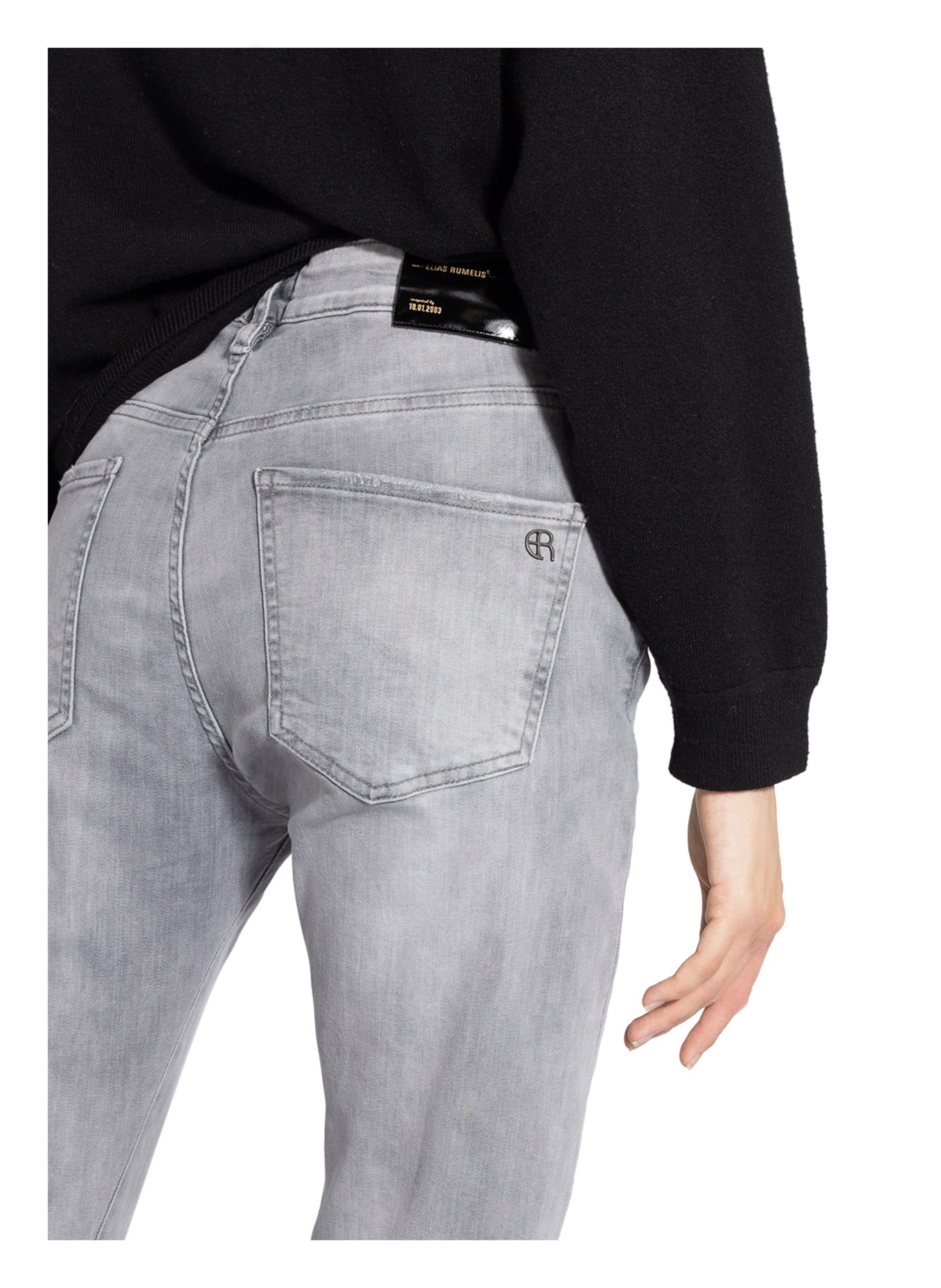 ELIAS RUMELIS Boyfriend Jeans ERLUCIA, Farbe: 530 Day Grey (Bild 5)