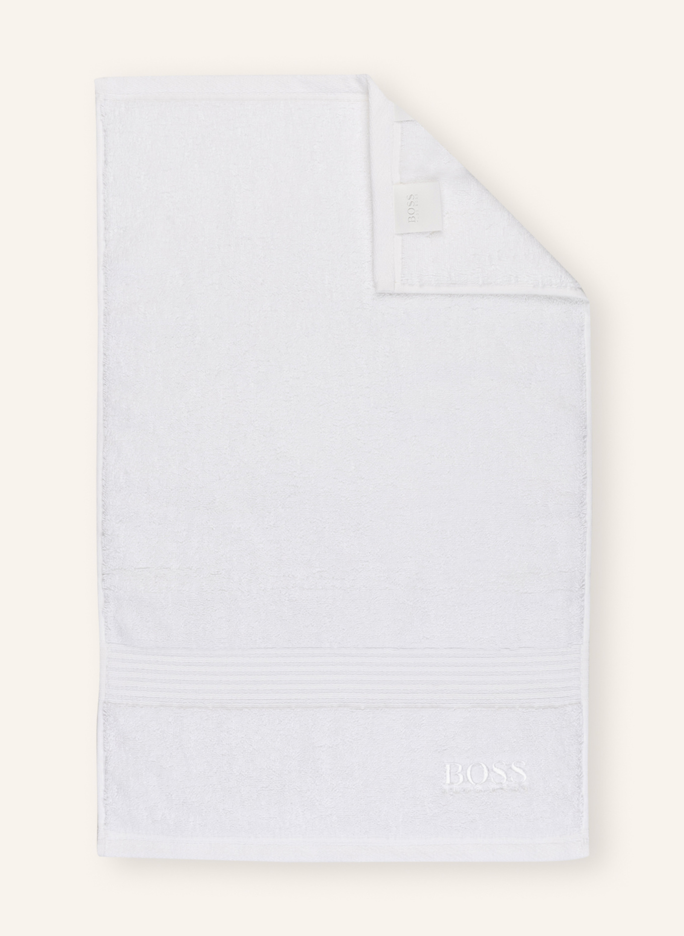 BOSS Gästehandtuch: WEISS