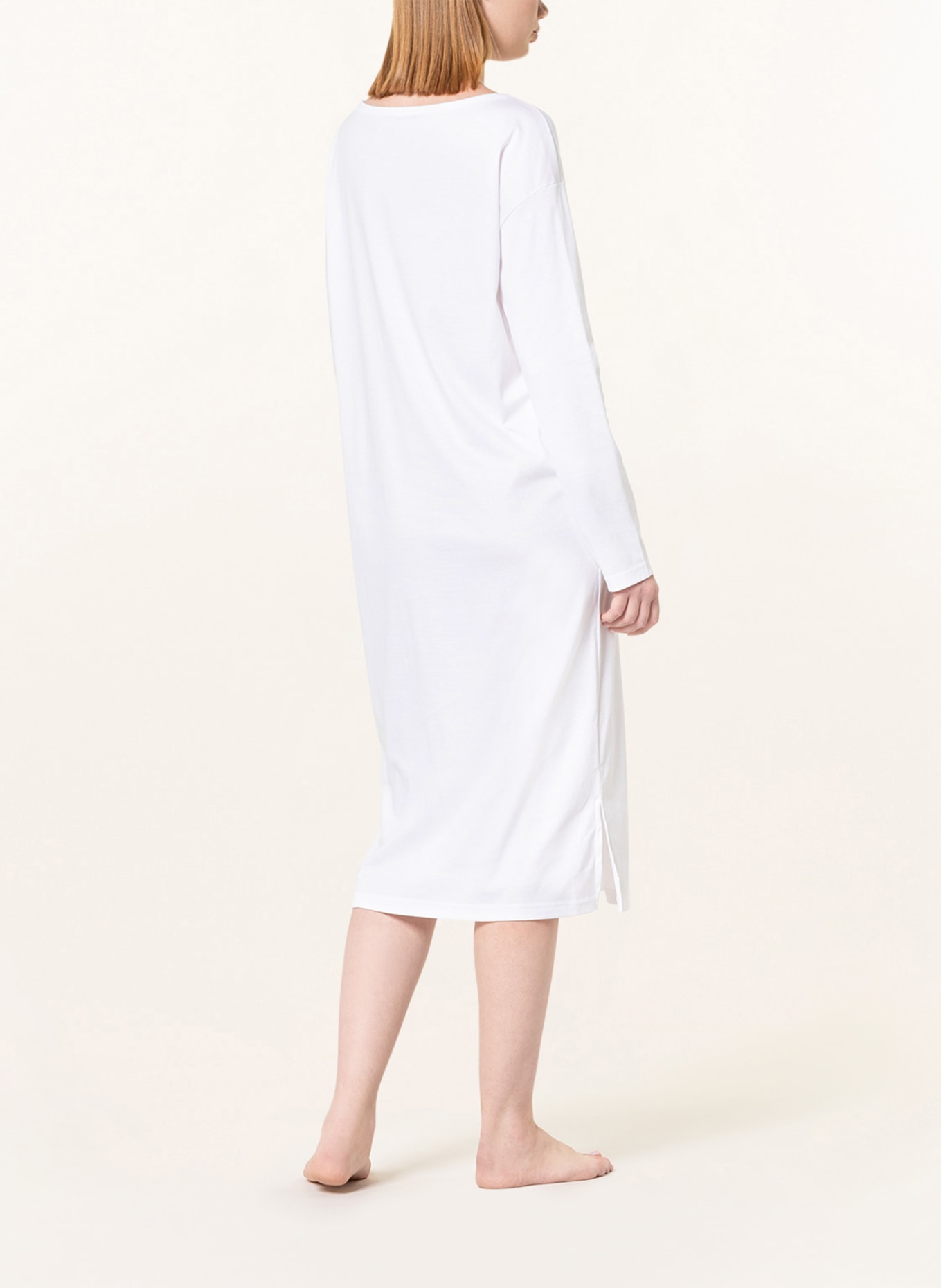 mey Nightgown series SLEEPSATION with 3/4 sleeves , Color: WHITE (Image 3)