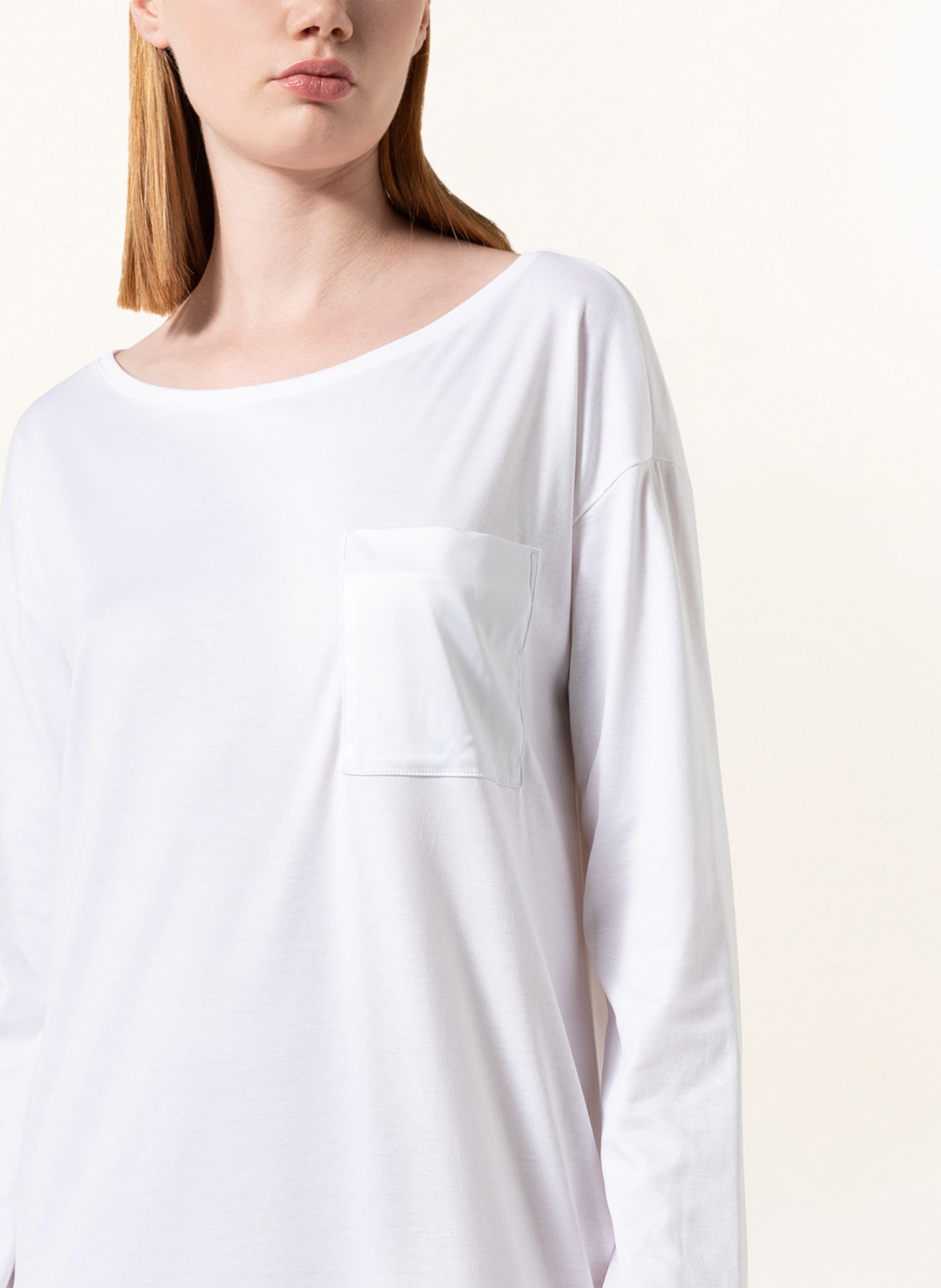 mey Nightgown series SLEEPSATION with 3/4 sleeves , Color: WHITE (Image 4)