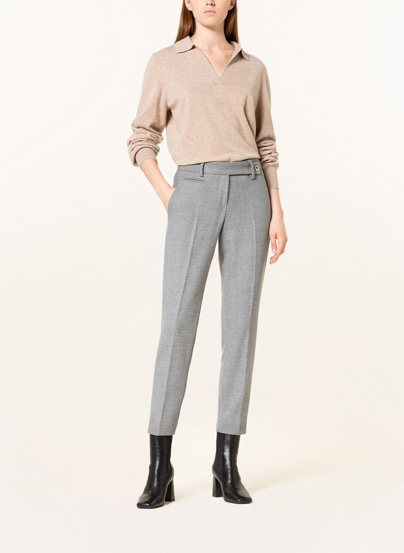 SEDUCTIVE Trousers VICKY, Color: GRAY (Image 2)
