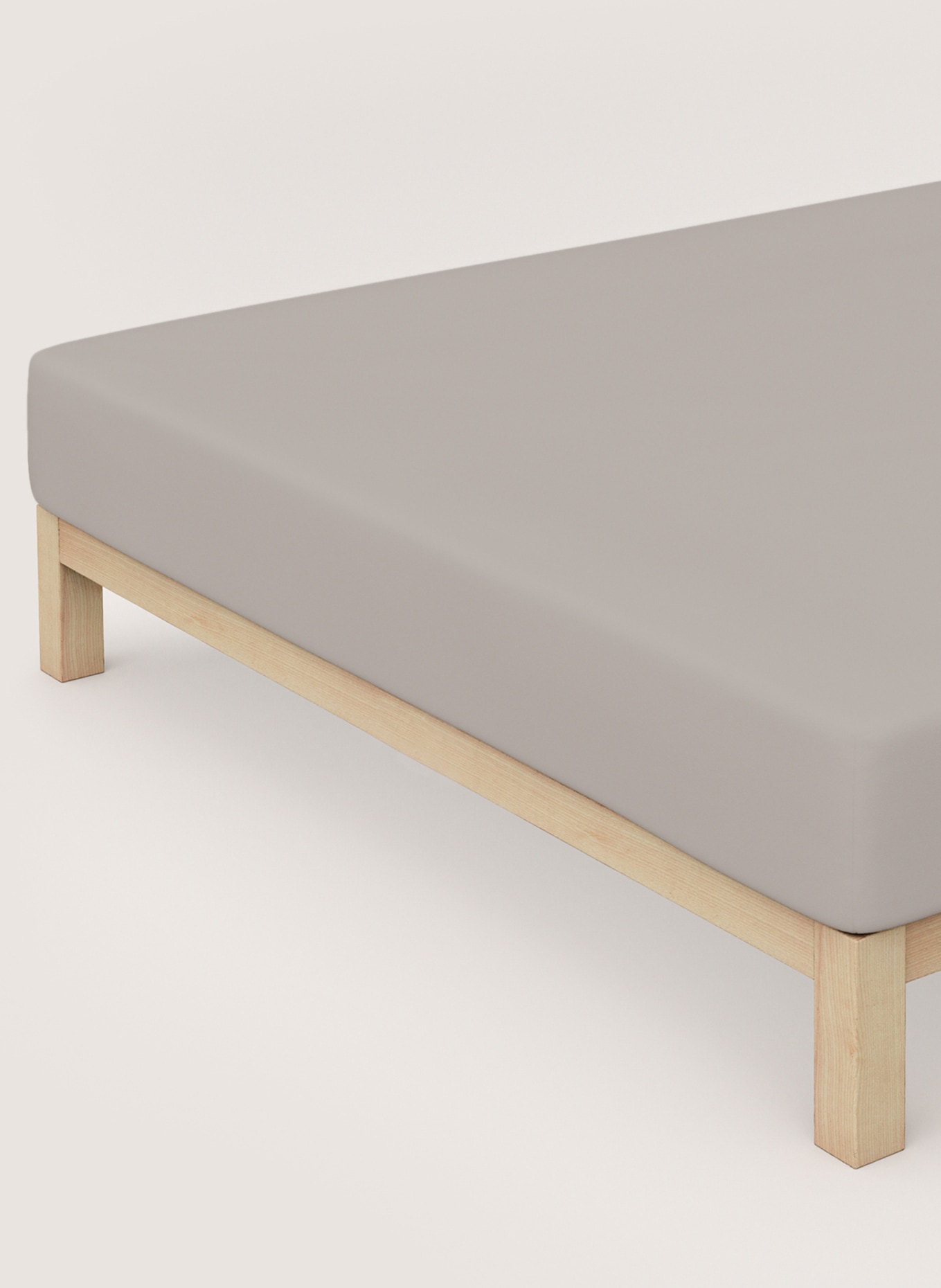 schlafgut Spannbettlaken PREMIUM S: TAUPE