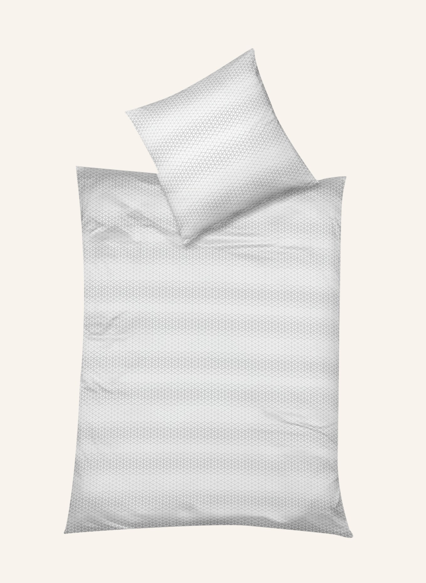 fleuresse Bettwäsche JADE: WEISS / SILBER