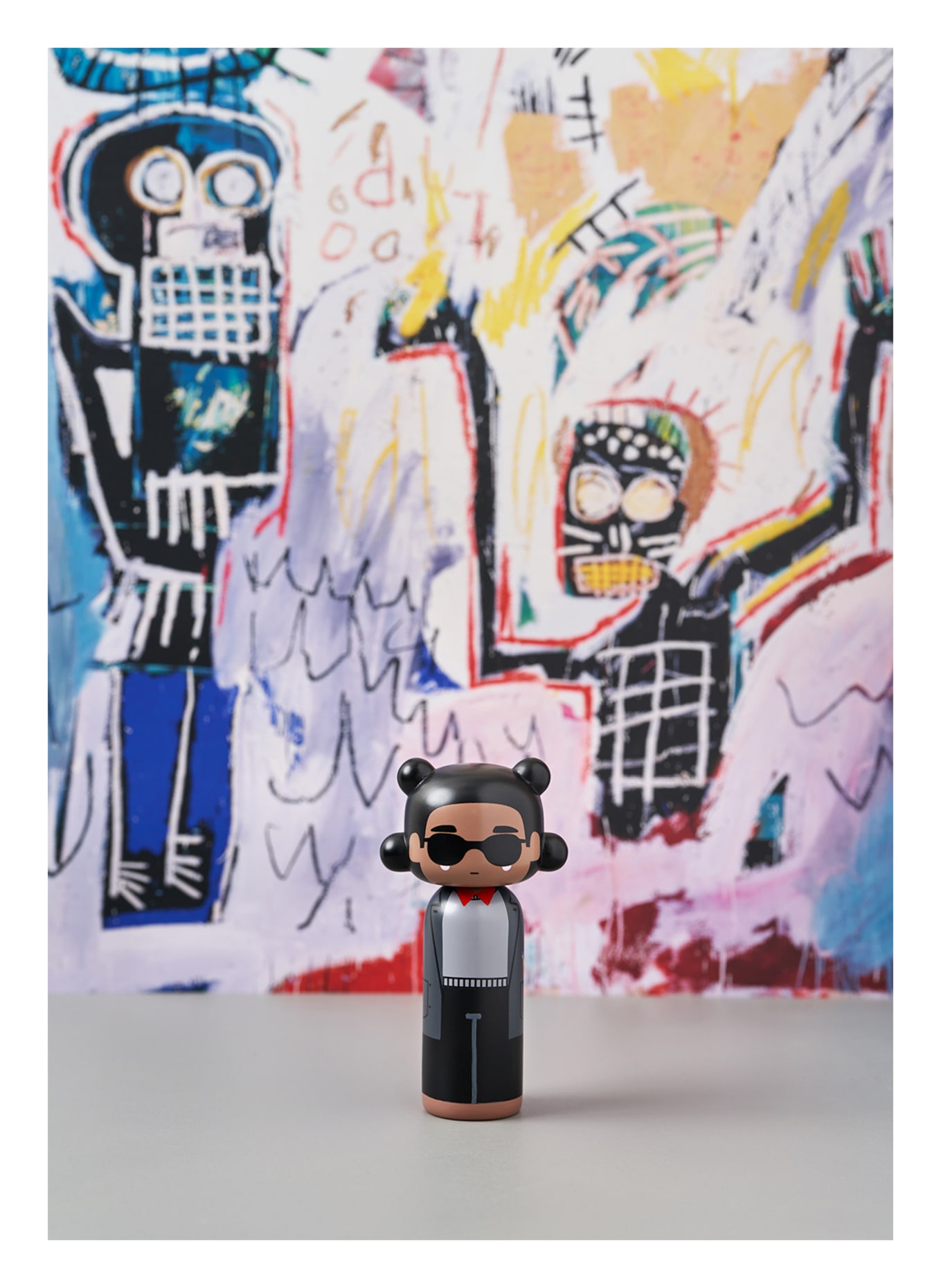 lucie kaas Decorative figurine JEAN-MICHEL BASQUIAT, Color: BLACK/ DARK BROWN/ GRAY (Image 2)