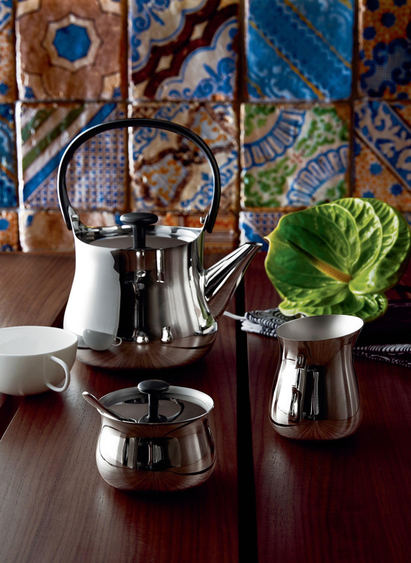 ALESSI Milchkanne CHA: SILBER