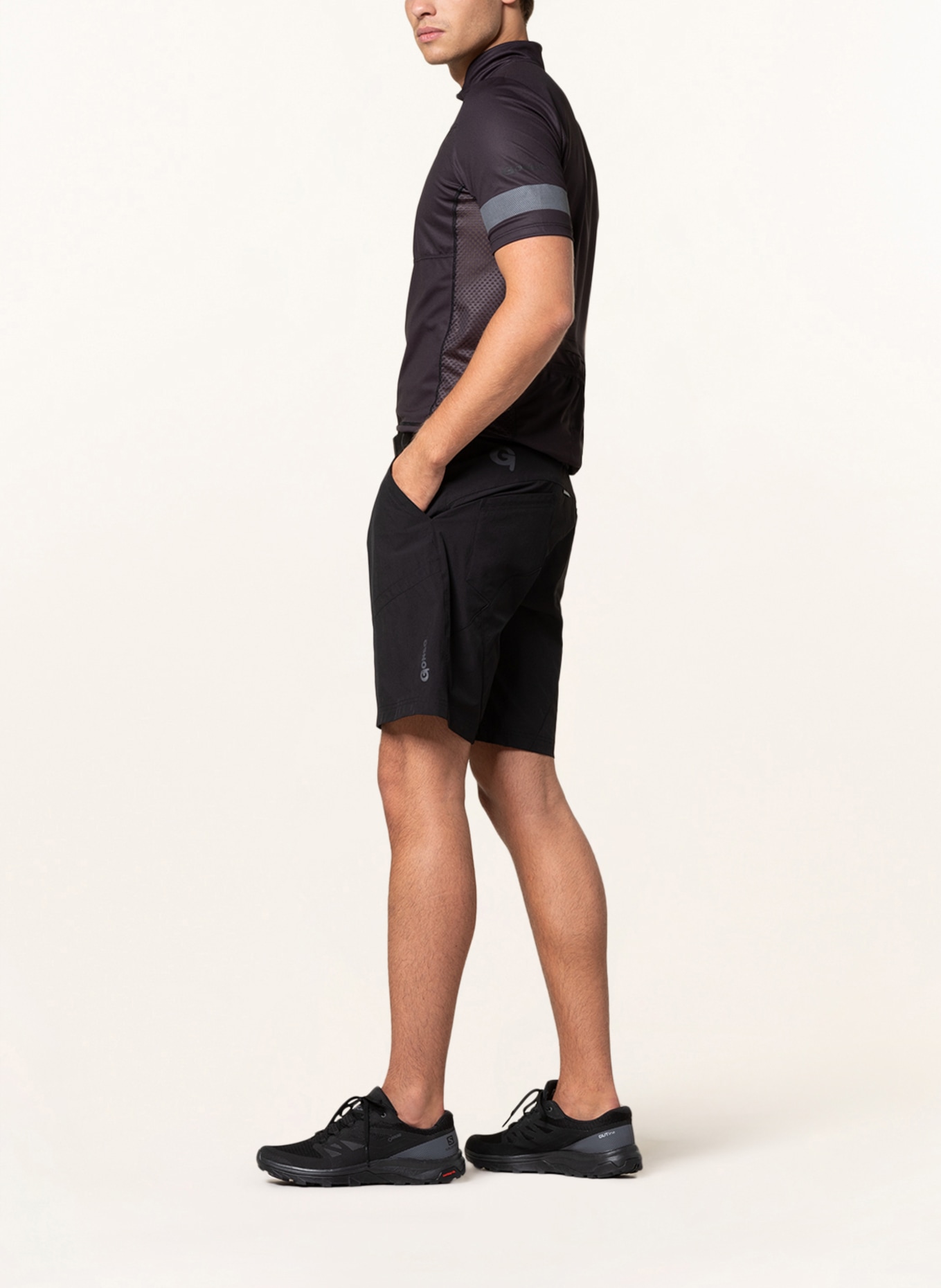 GONSO Cycling shorts ARICO, Color: BLACK (Image 5)