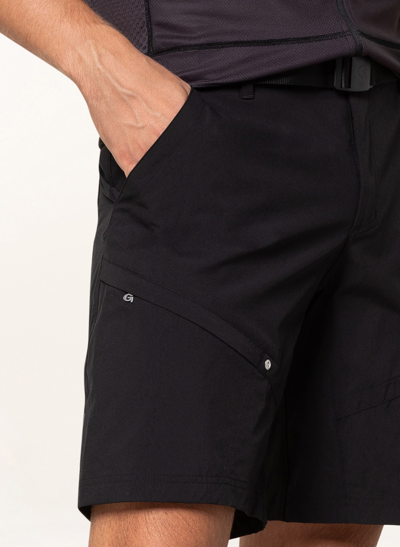 GONSO Cycling shorts ARICO, Color: BLACK (Image 6)