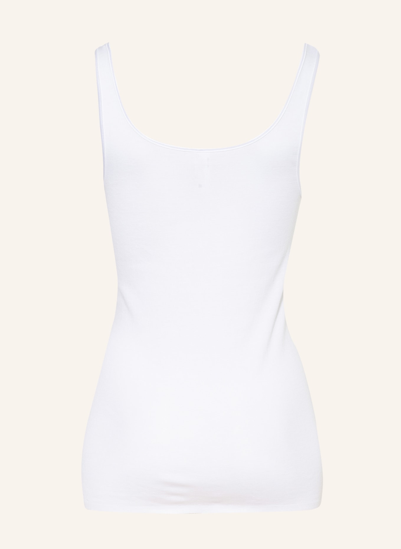 SCHIESSER Top LUXURY , Color: WHITE (Image 2)