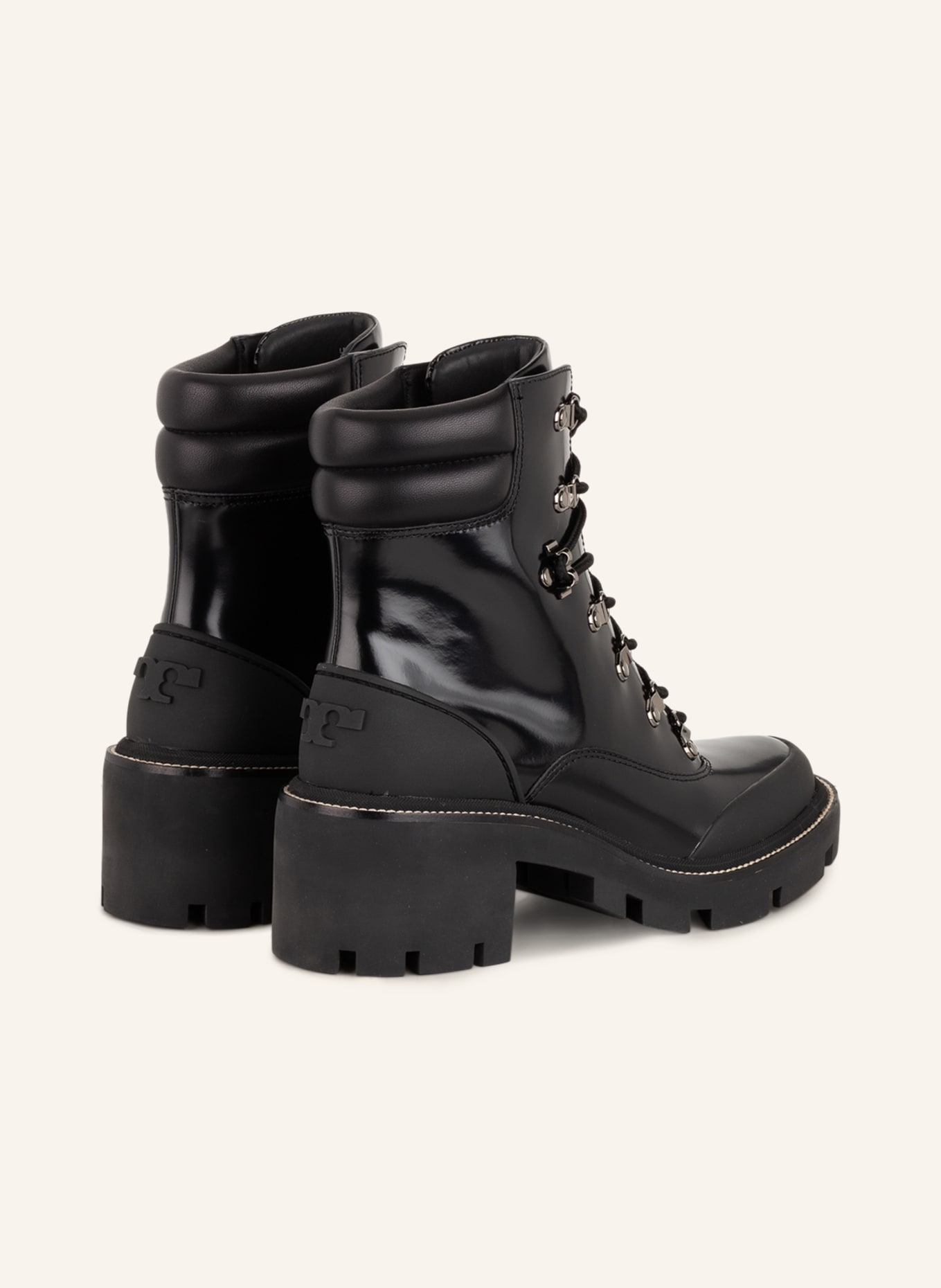 TORY BURCH Lace-up boots MILLER, Color: BLACK (Image 2)