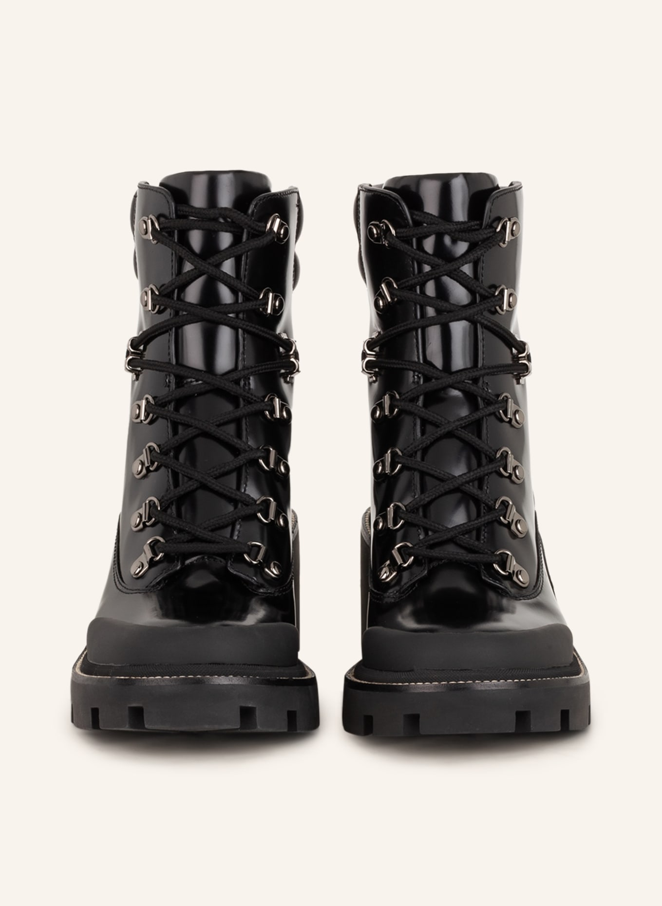 TORY BURCH Lace-up boots MILLER, Color: BLACK (Image 3)