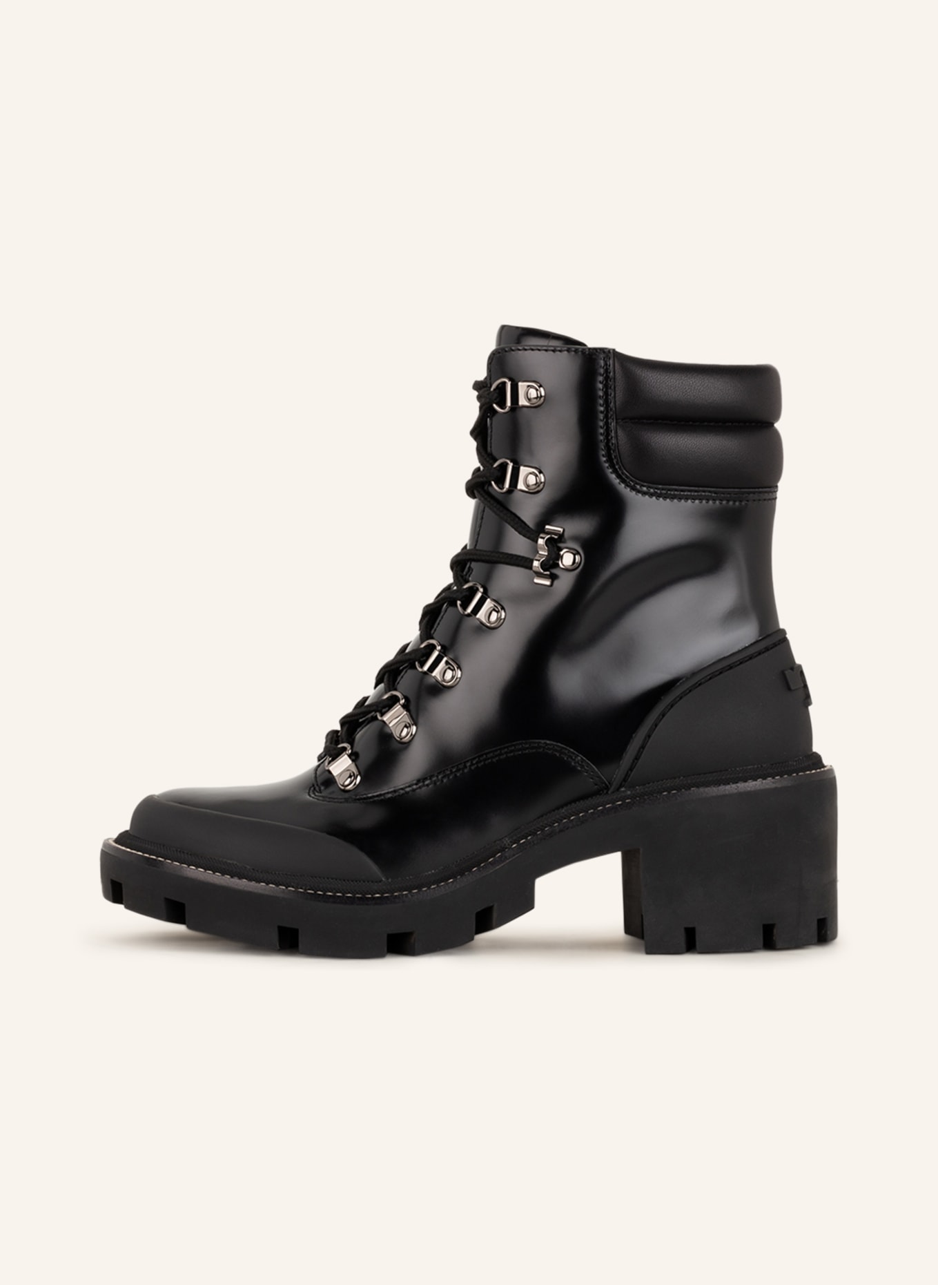 TORY BURCH Lace-up boots MILLER, Color: BLACK (Image 4)
