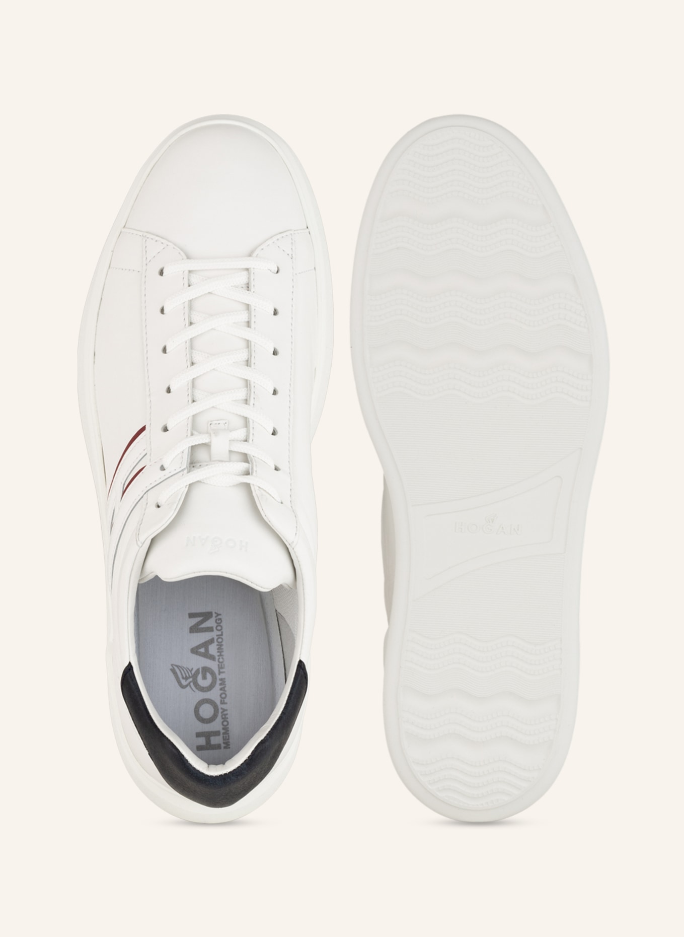HOGAN Sneakers H580, Color: WHITE/ BLACK (Image 5)