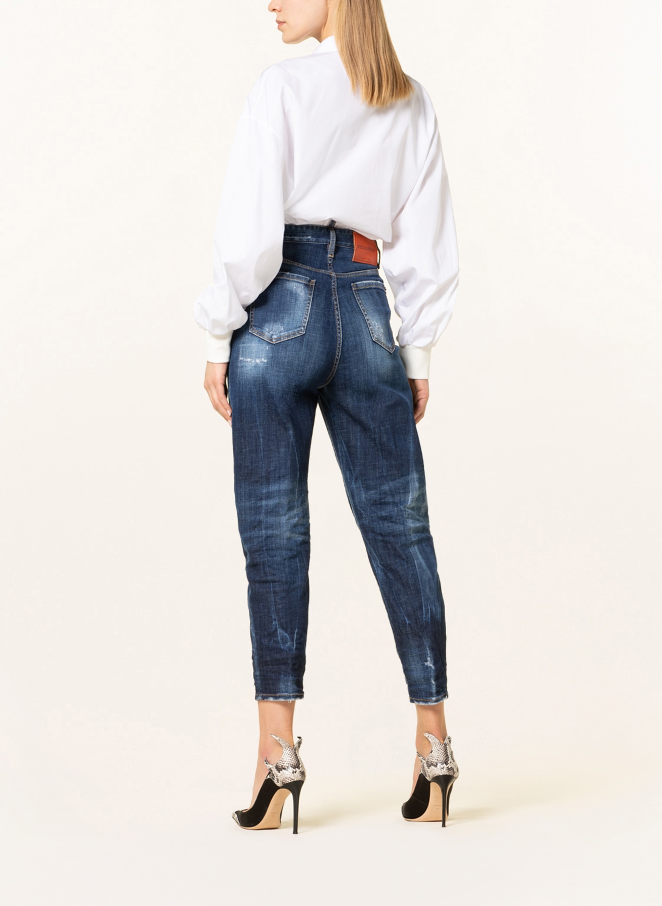 DSQUARED2 7/8 jeans , Color: 470 NAVY BLUE (Image 3)