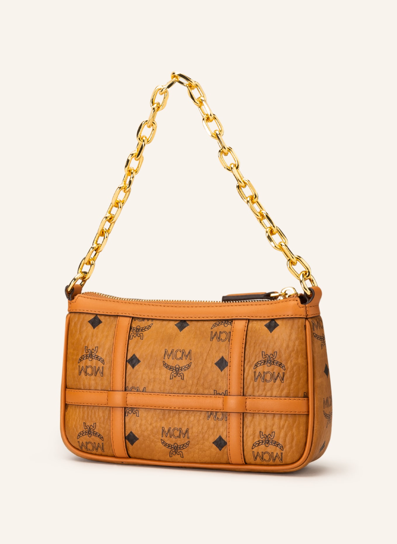 MCM Shoulder bag VERITAS: COGNAC