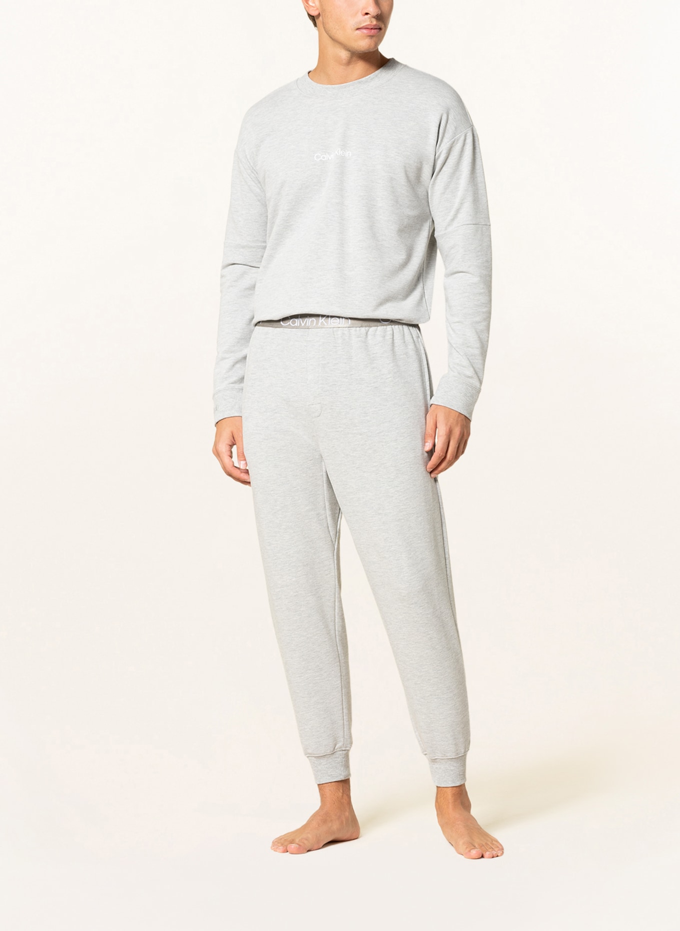 Calvin Klein Spodnie rekreacyjne MODERN STRUCTURE, Kolor: JASNOCZARY (Obrazek 2)