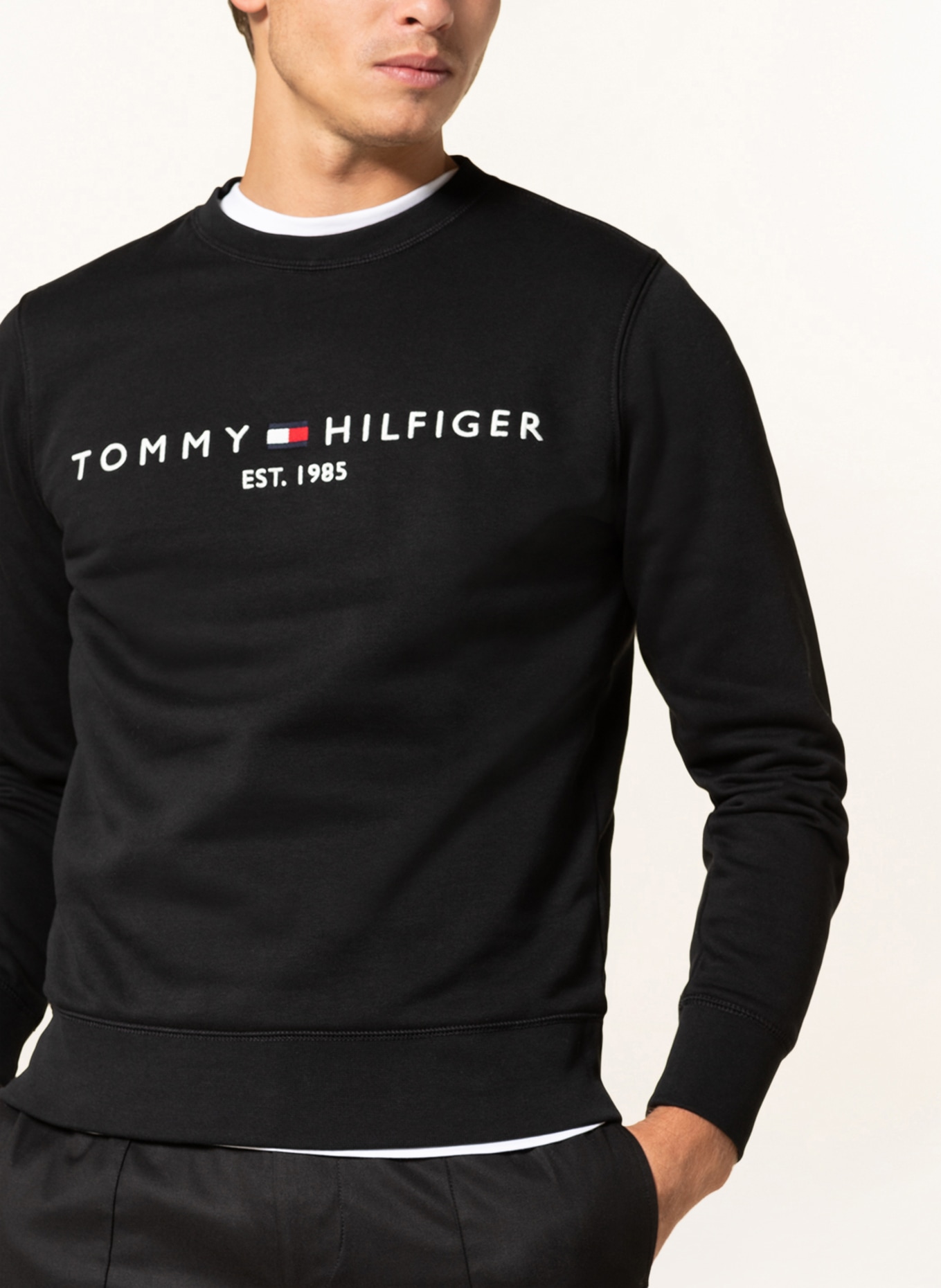 TOMMY HILFIGER Sweatshirt, Farbe: SCHWARZ (Bild 4)