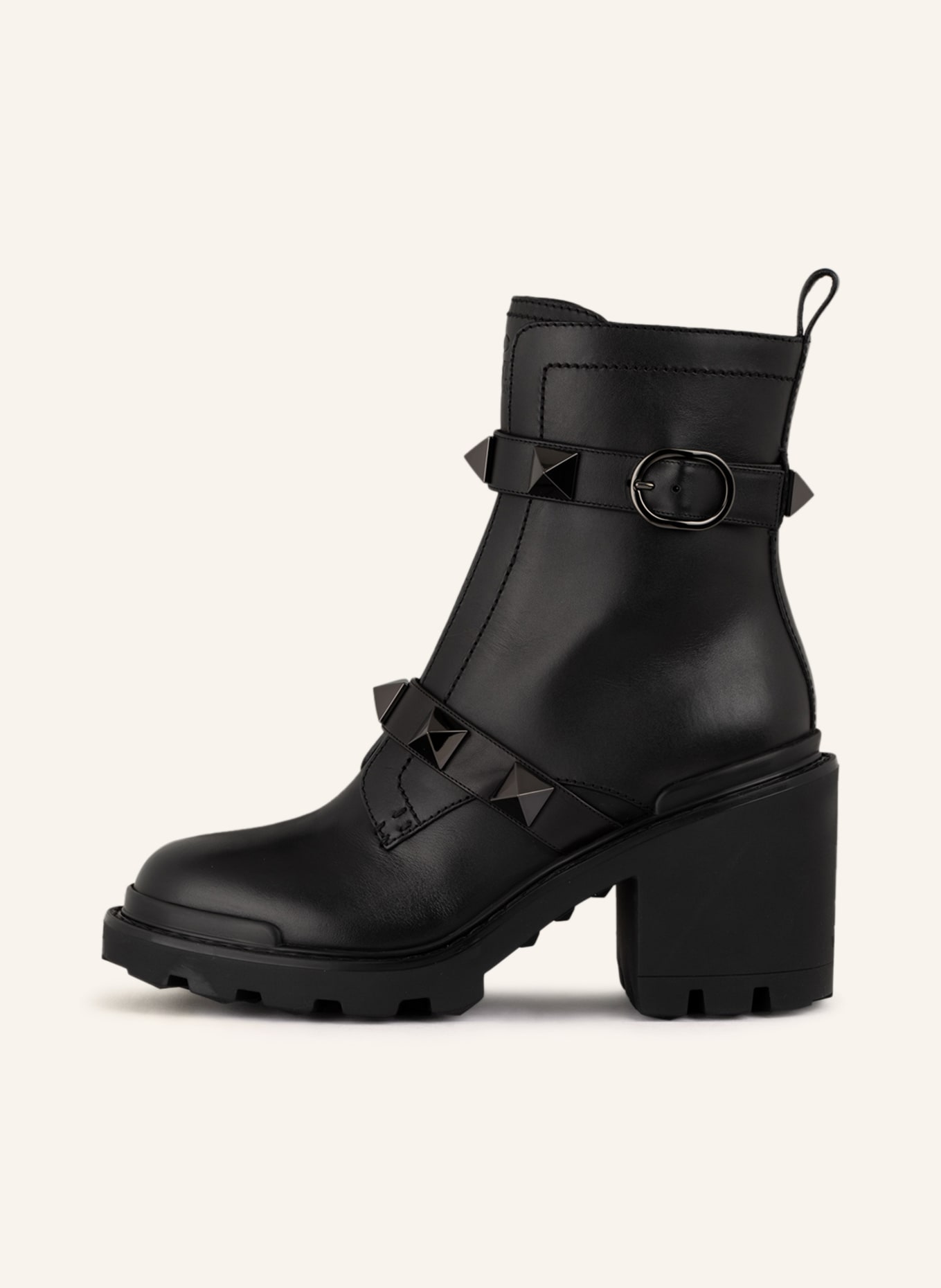 VALENTINO GARAVANI Ankle boots with rivets, Color: BLACK (Image 4)