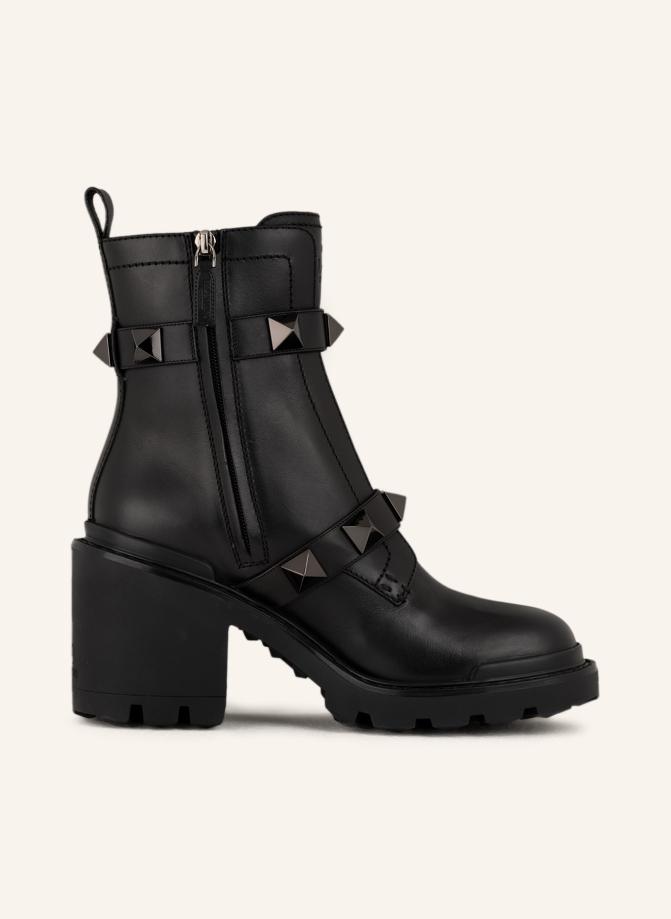 VALENTINO GARAVANI Ankle boots with rivets, Color: BLACK (Image 5)