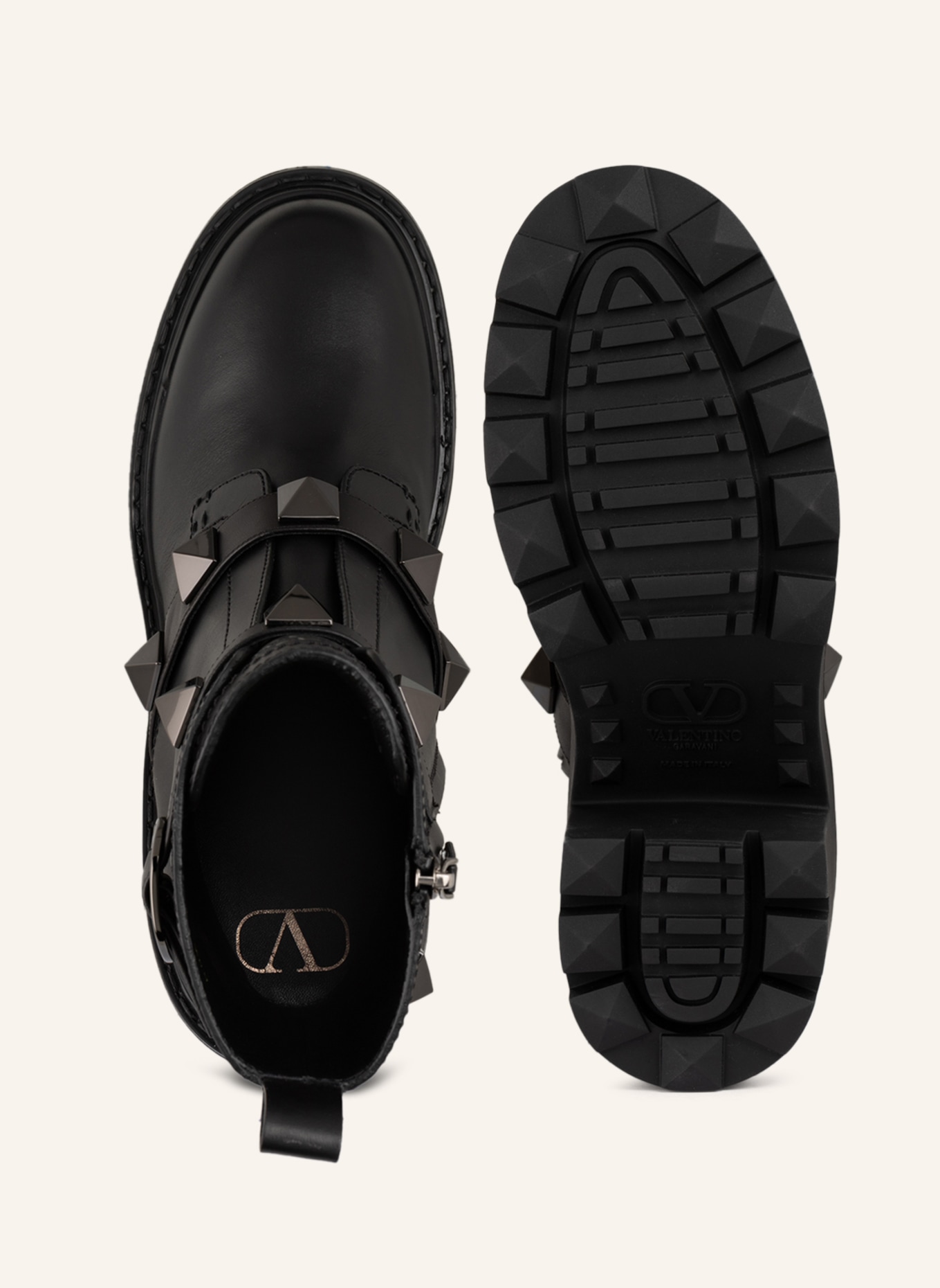 VALENTINO GARAVANI Ankle boots with rivets, Color: BLACK (Image 6)