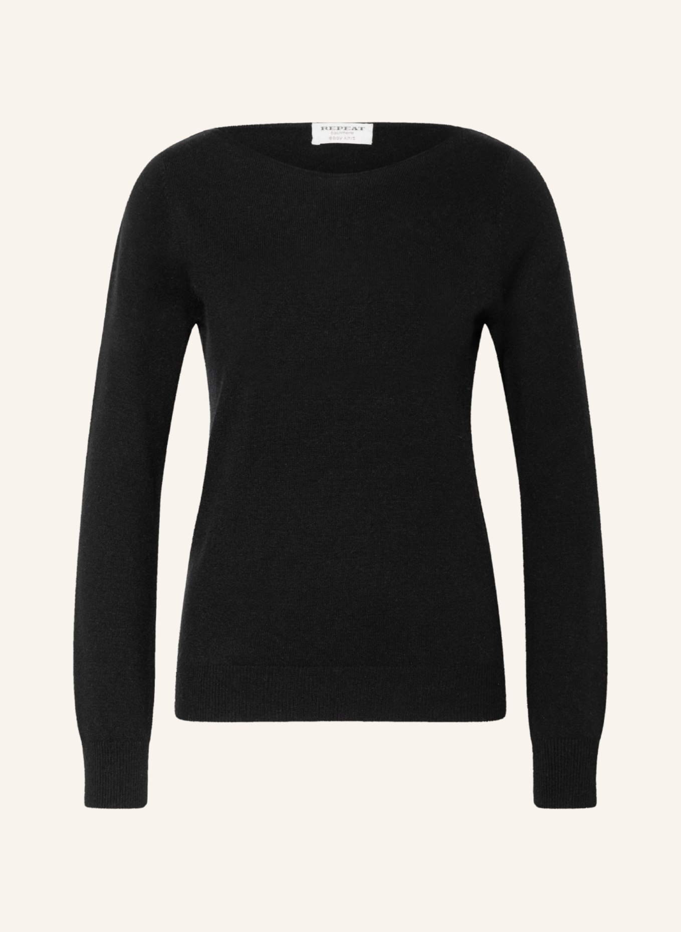 REPEAT Cashmere sweater, Color: BLACK (Image 1)