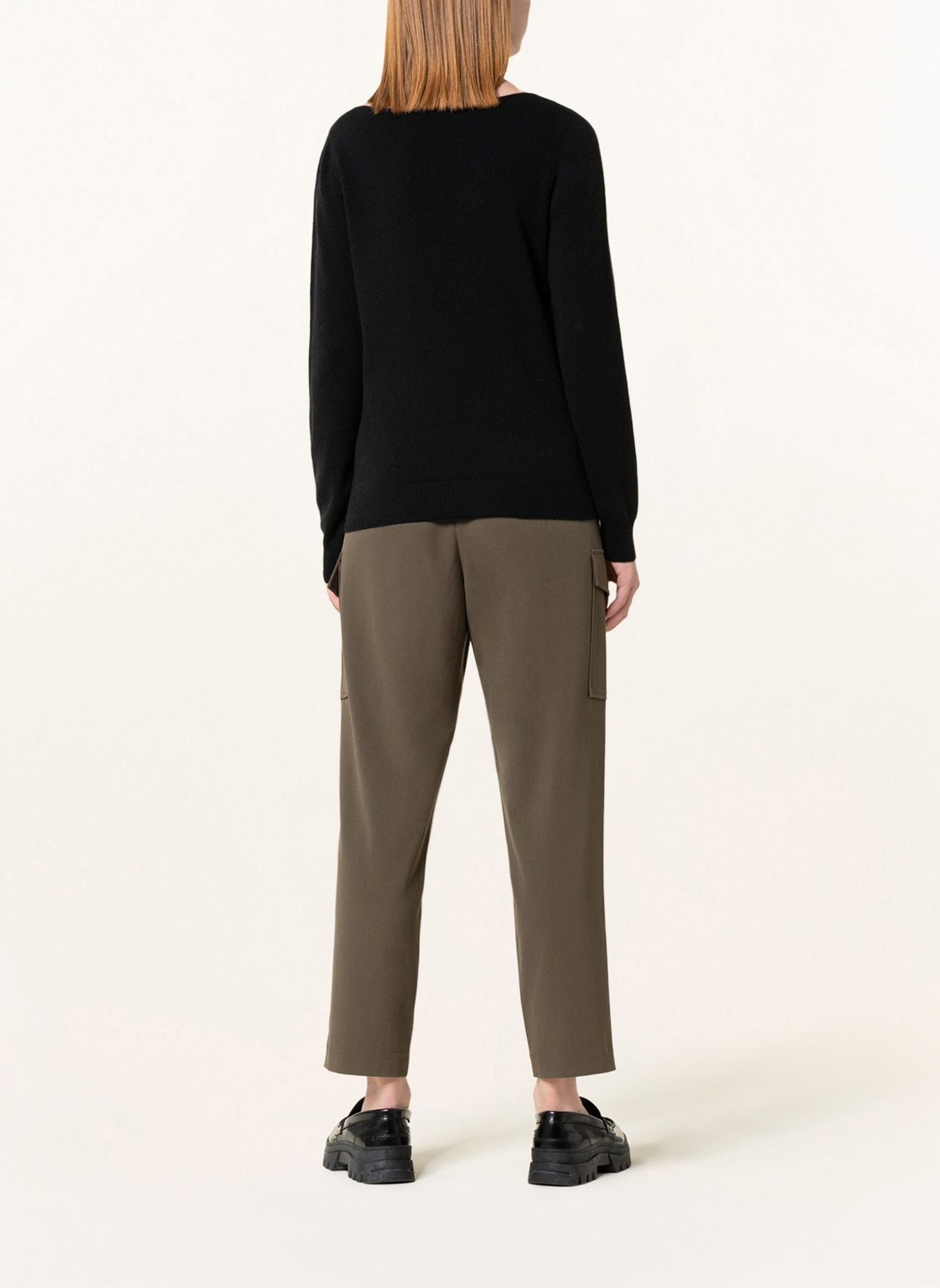 REPEAT Cashmere sweater, Color: BLACK (Image 3)