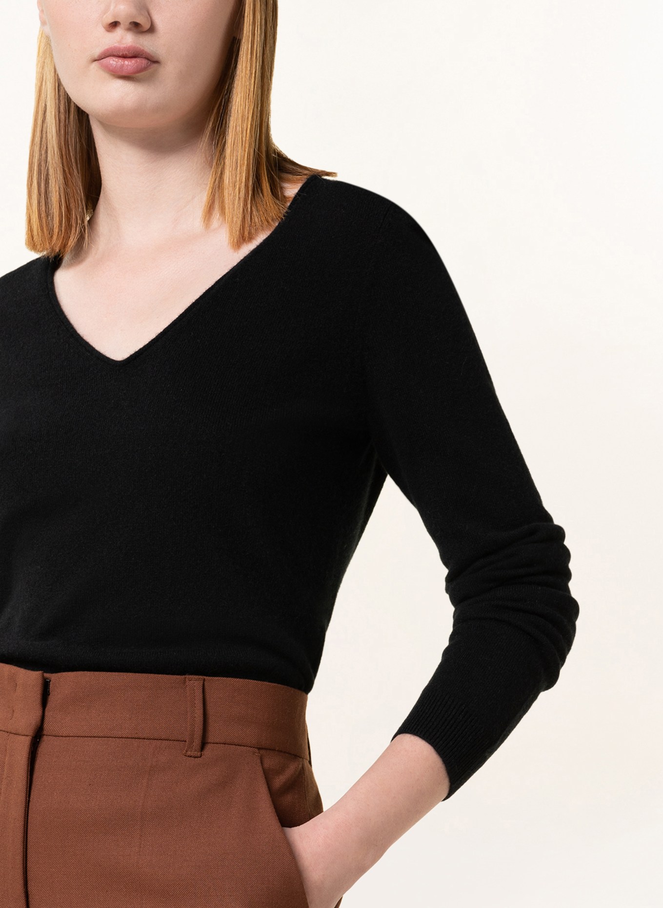 REPEAT Sweter z kaszmiru: CZARNY