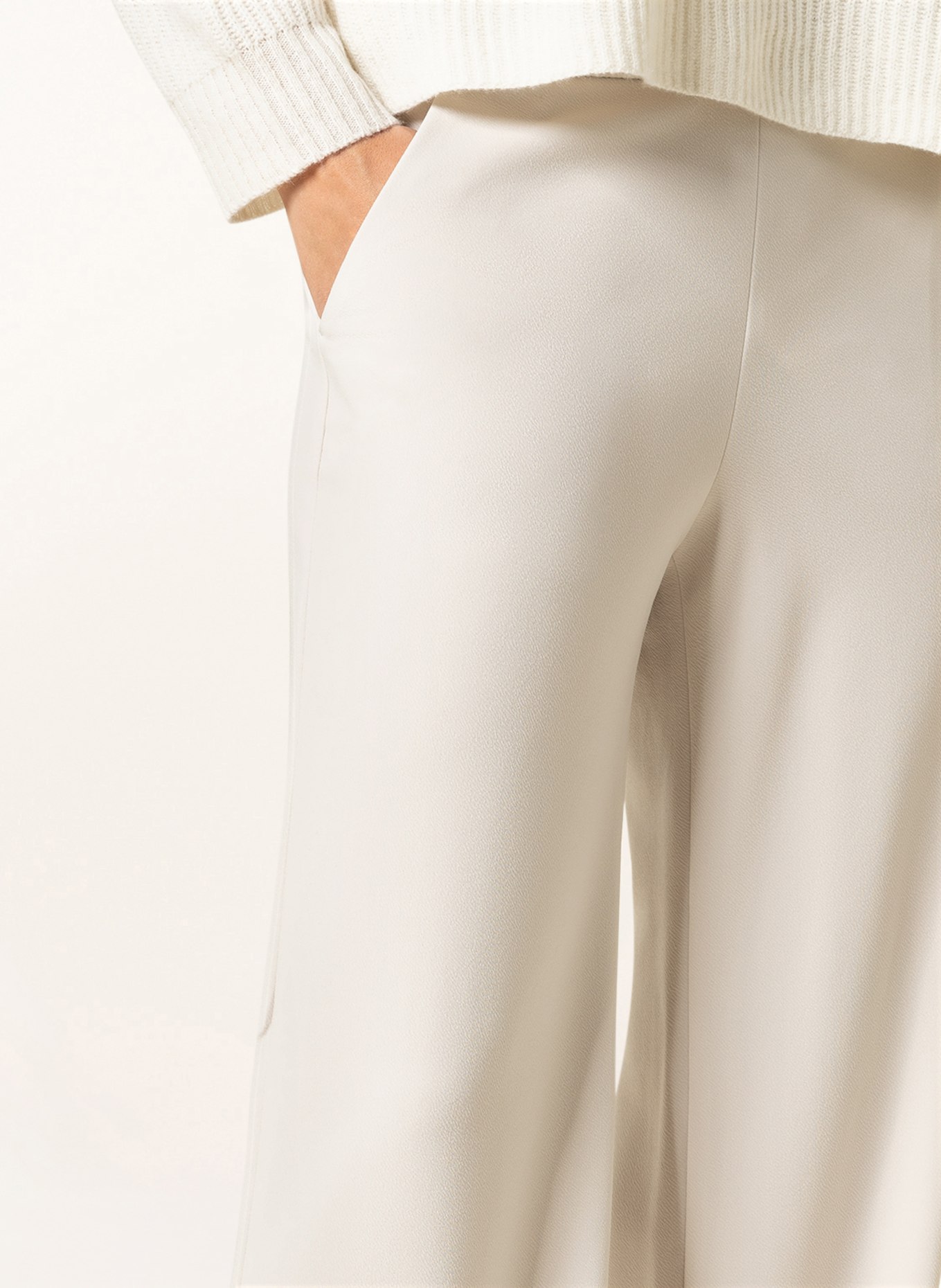 RAFFAELLO ROSSI Wide leg pants PALINA, Color: ECRU (Image 6)