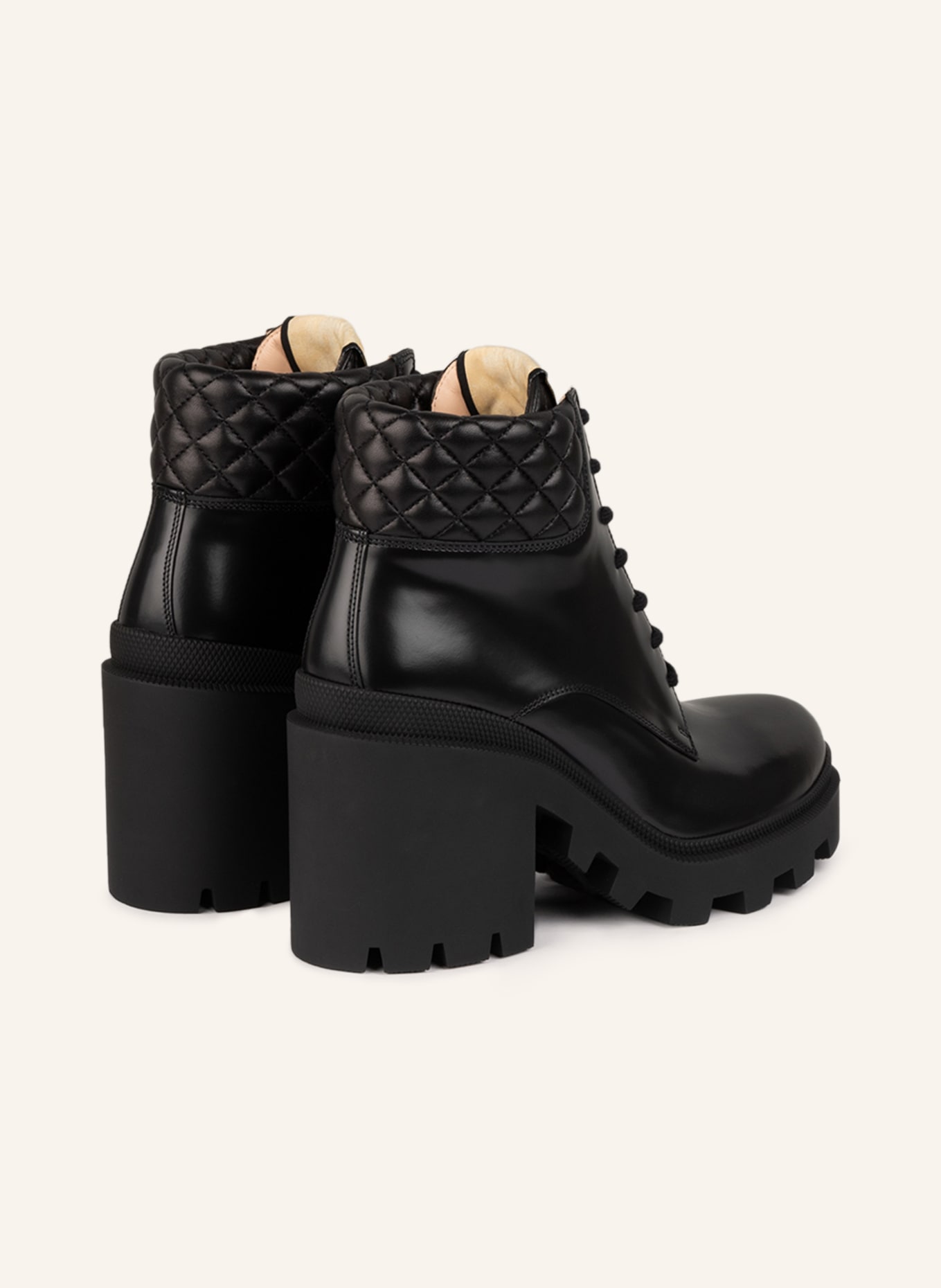 GUCCI Lace-up boots, Color: 1000 BLACK (Image 2)