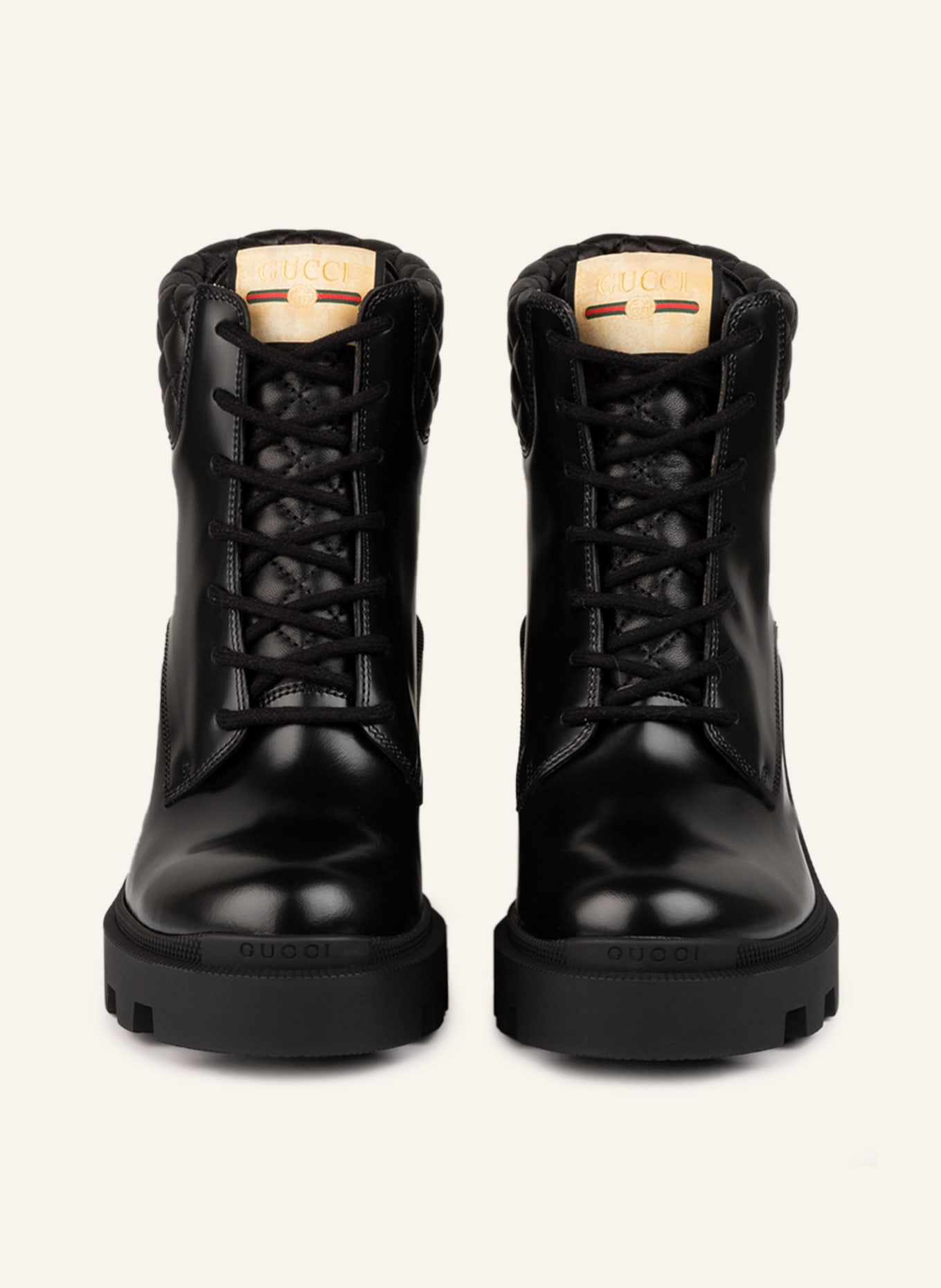 GUCCI Lace-up boots, Color: 1000 BLACK (Image 3)