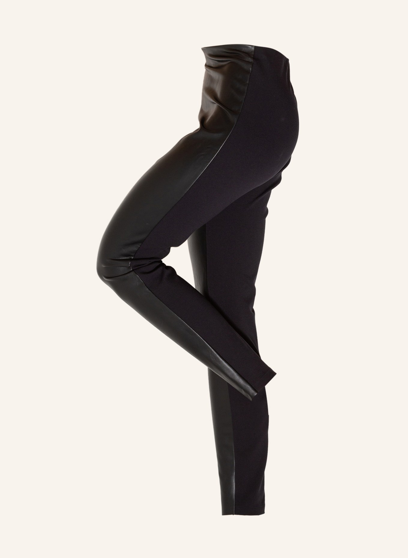 Wolford Leggings JO in leather look, Color: BLACK (Image 1)
