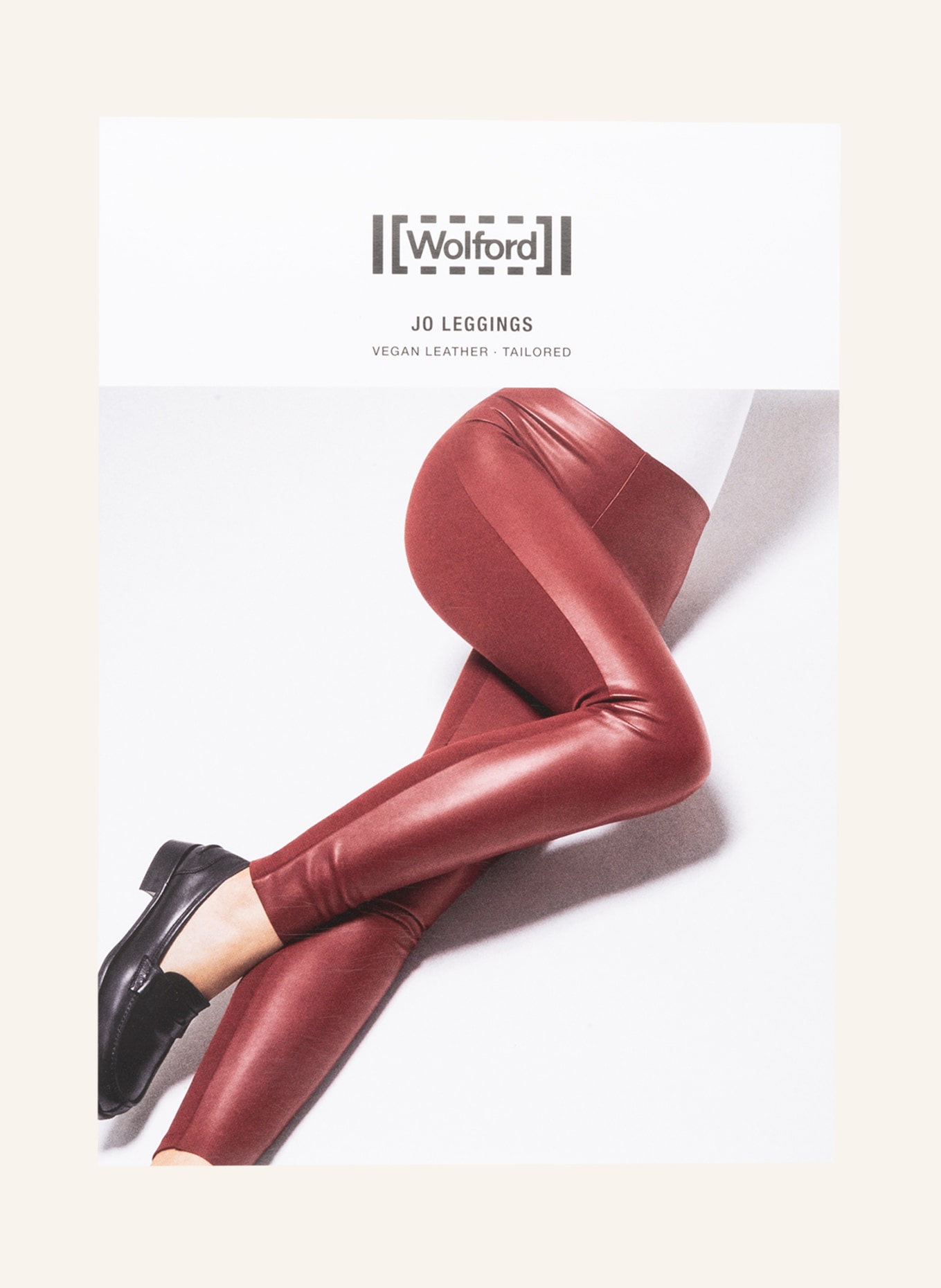 Wolford Leggings JO in leather look, Color: BLACK (Image 3)