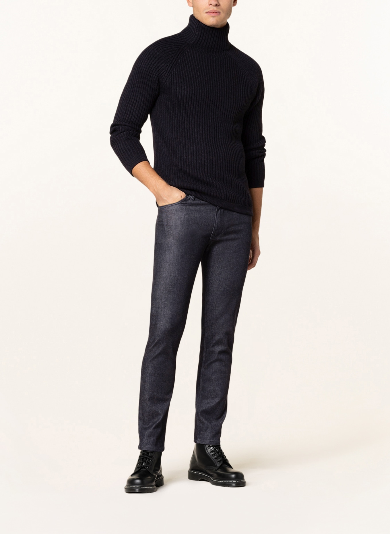 DRYKORN Turtleneck sweater ARVID, Color: BLACK (Image 2)